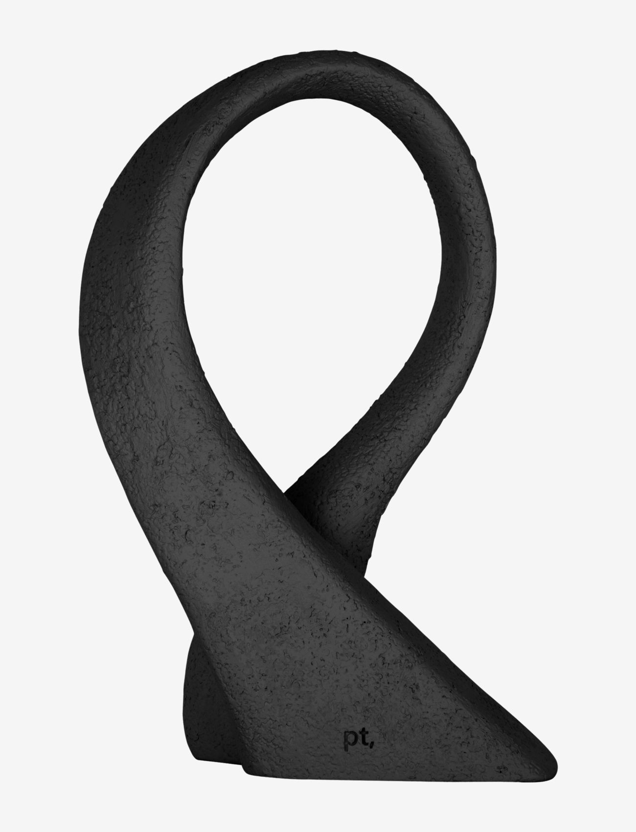 present time - Statue Abstract Art Bow - black - 2