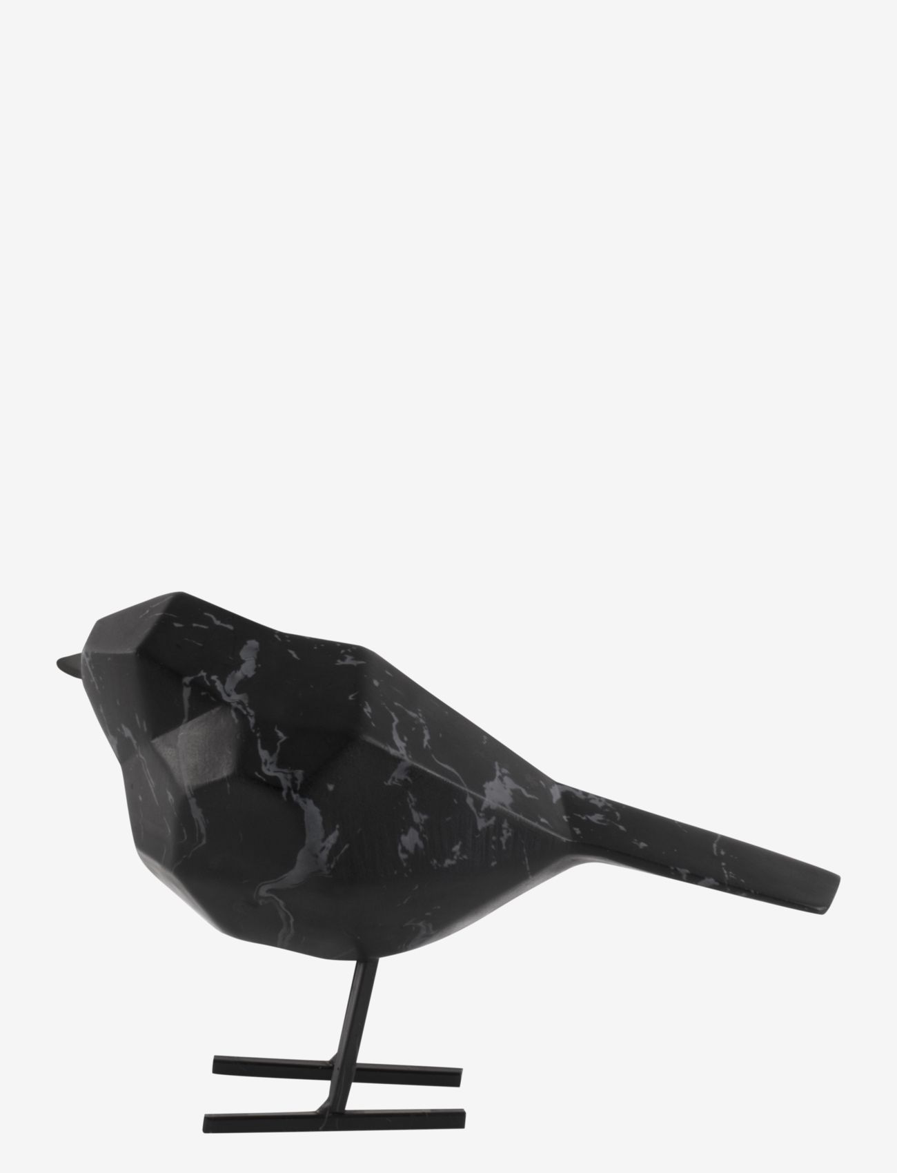 present time - Statue bird small marble print - black - 1