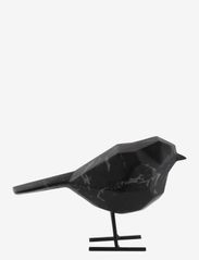 present time - Statue bird small marble print - lägsta priserna - black - 2