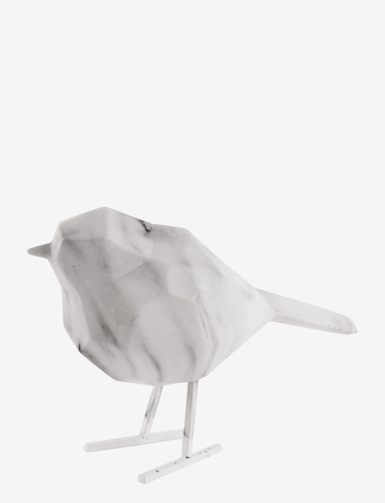 present time - Statue bird small marble print - white - 0