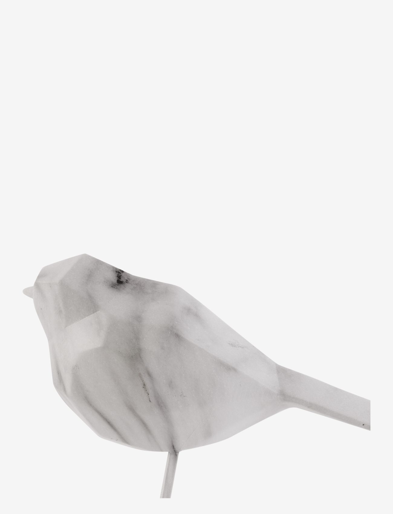 present time - Statue bird small marble print - white - 3