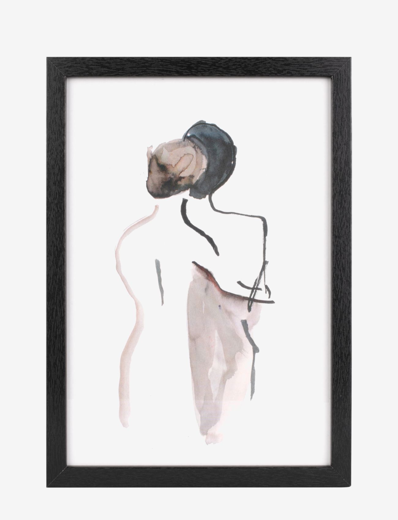 present time - Wall art Hugs frame - black - 0