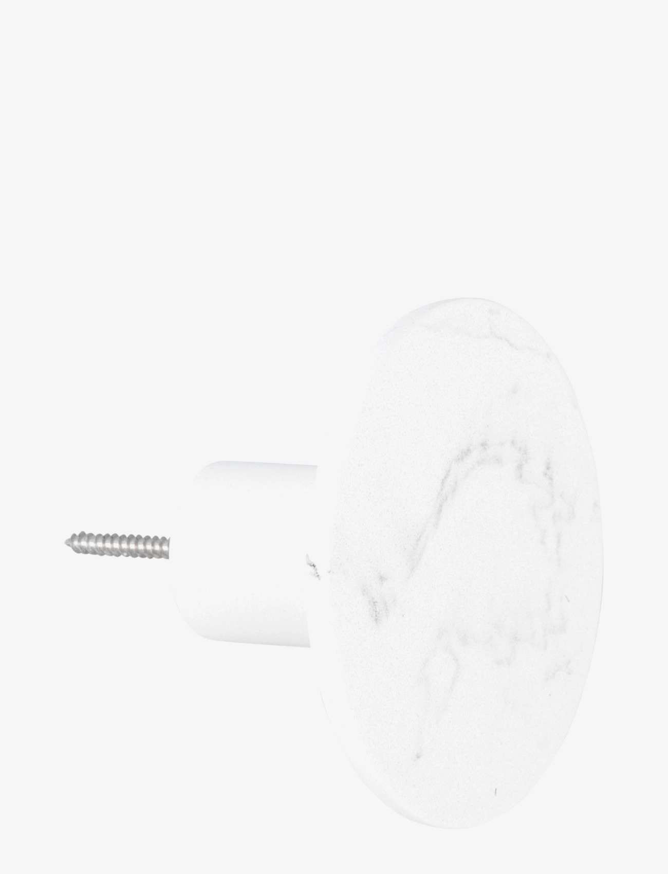 present time - Hook set Marble look polyresin white - white - 1