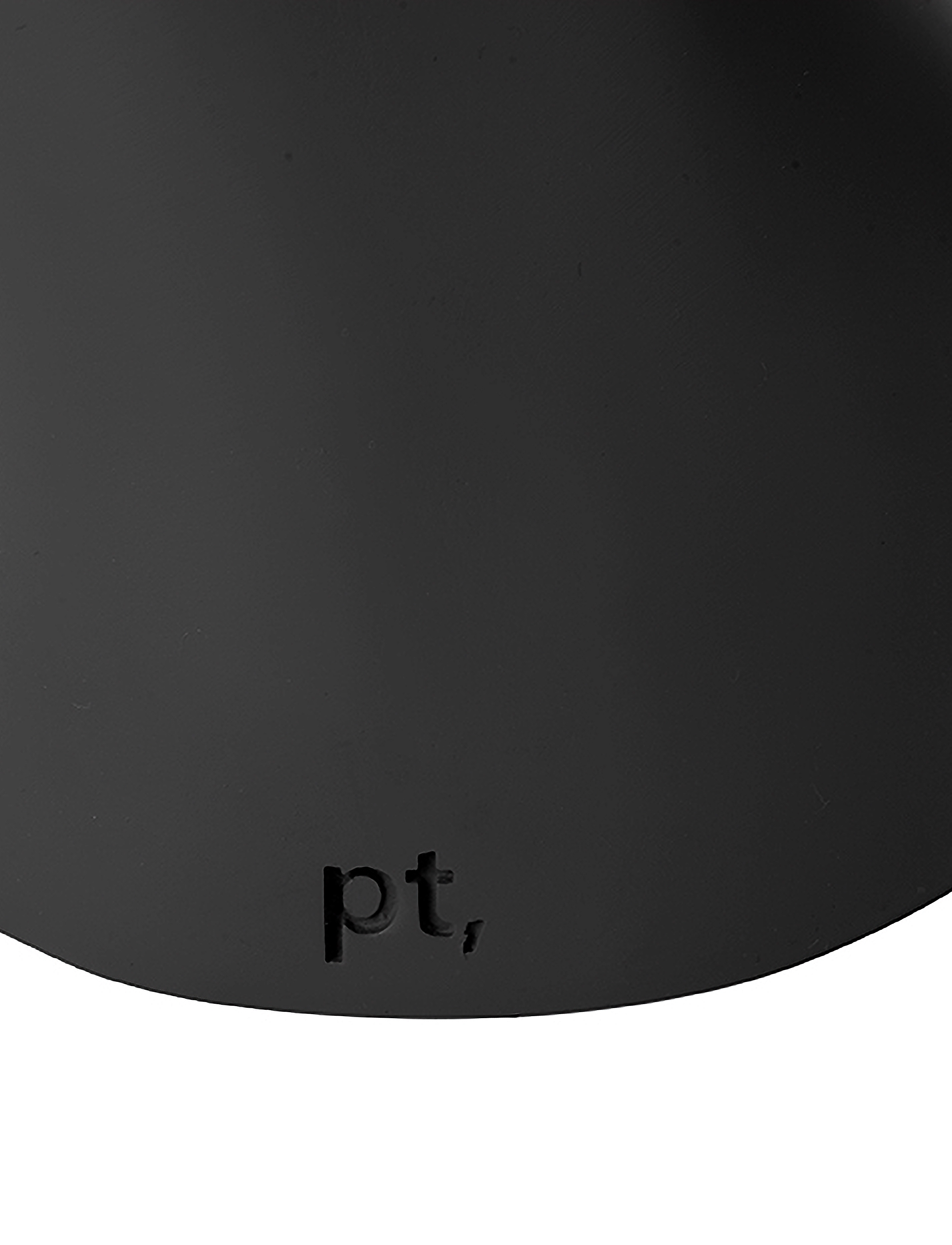 present time - Vase Organic Swirls polyresin black - black - 4
