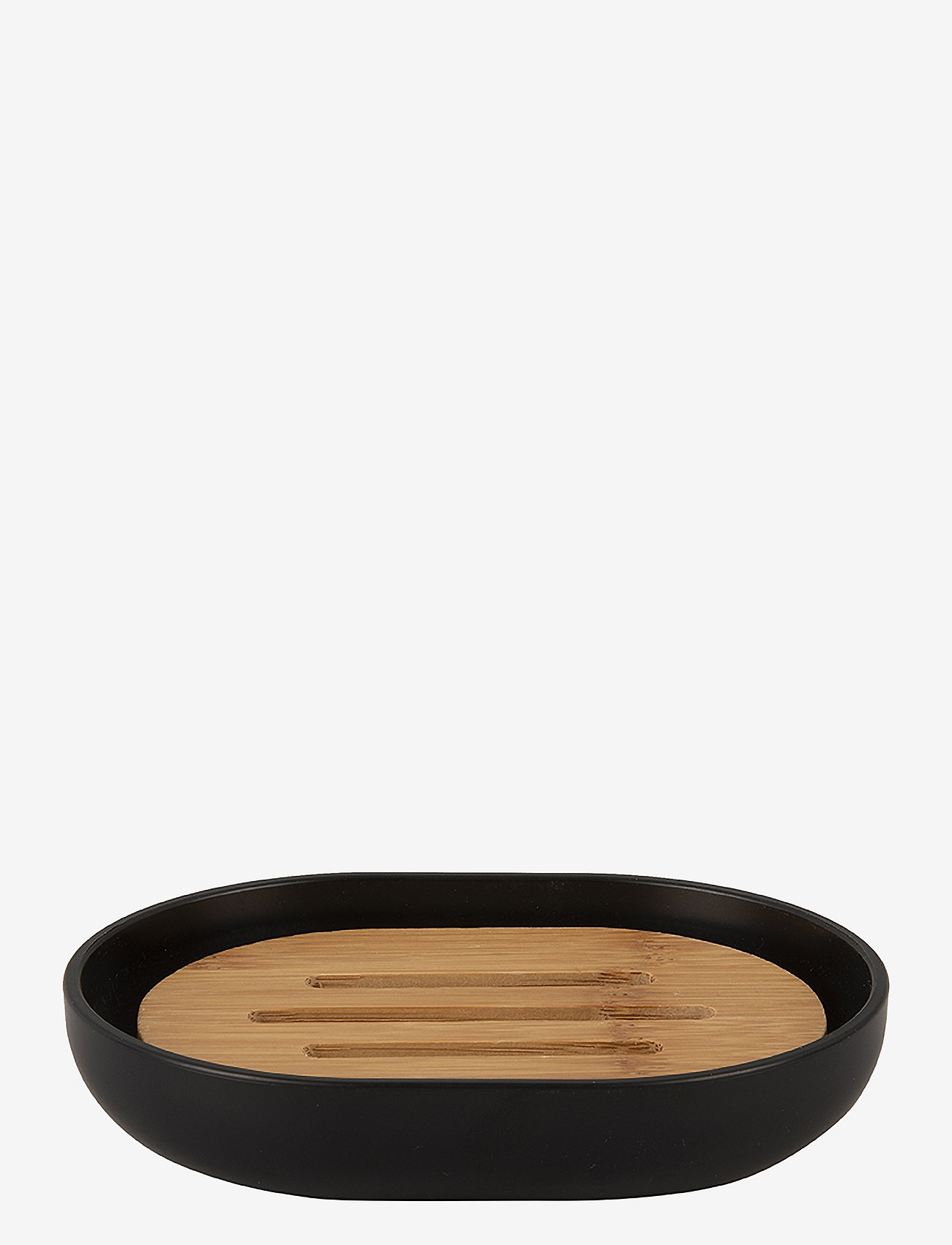 present time - Bathroom set Decent PP black. Dispenser - black - 2