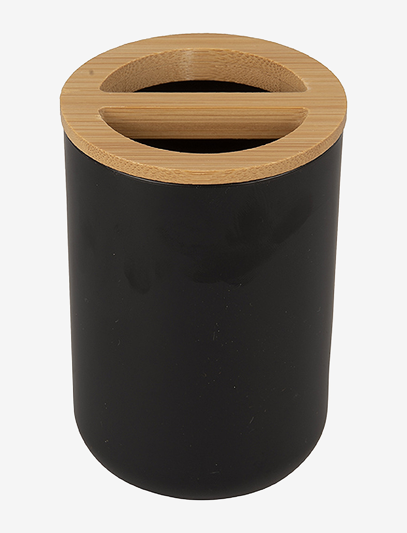 present time - Bathroom set Decent PP black. Dispenser - black - 3