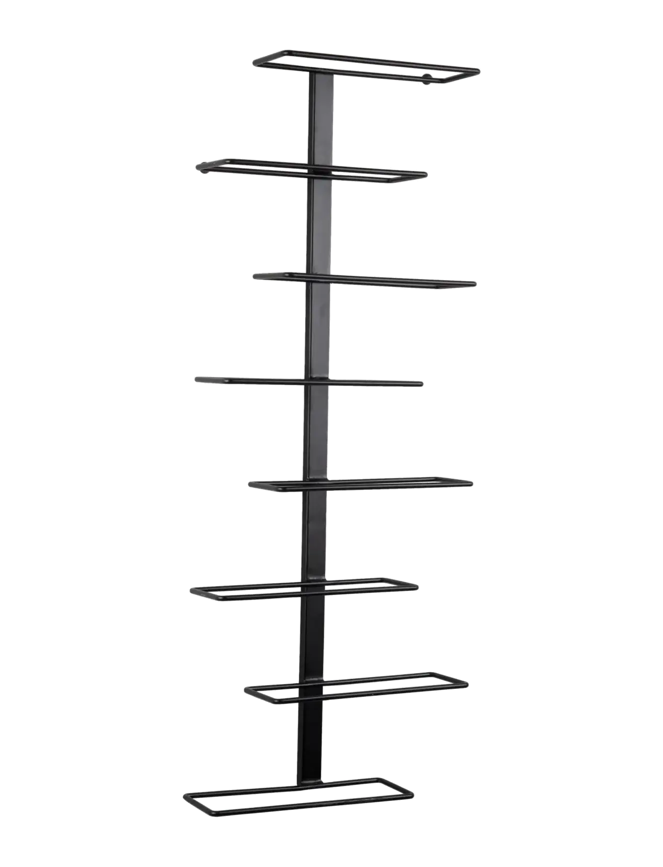 present time - Wine rack Float metal matt black - hoiustamine ja riiulid - black - 2