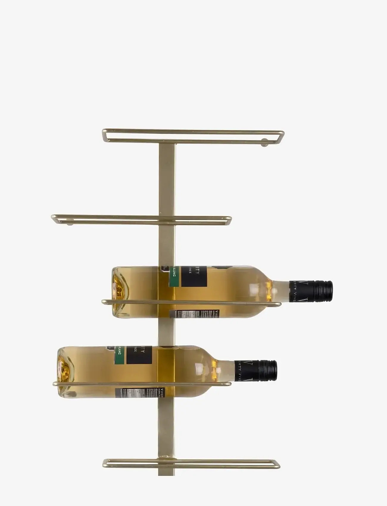 present time - Wine rack Float metal painted gold - hylder - gold - 1