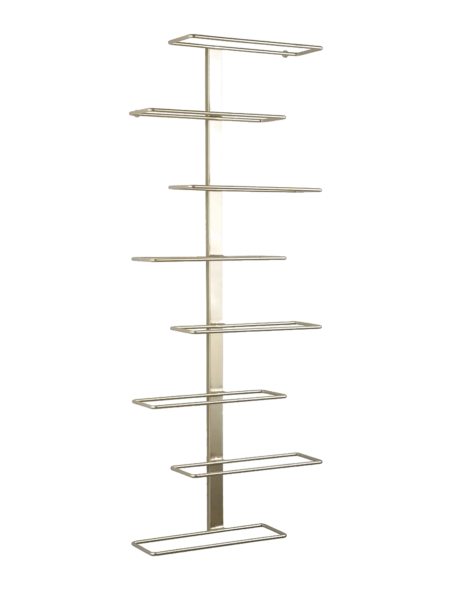 present time - Wine rack Float metal painted gold - hoiustamine ja riiulid - gold - 2