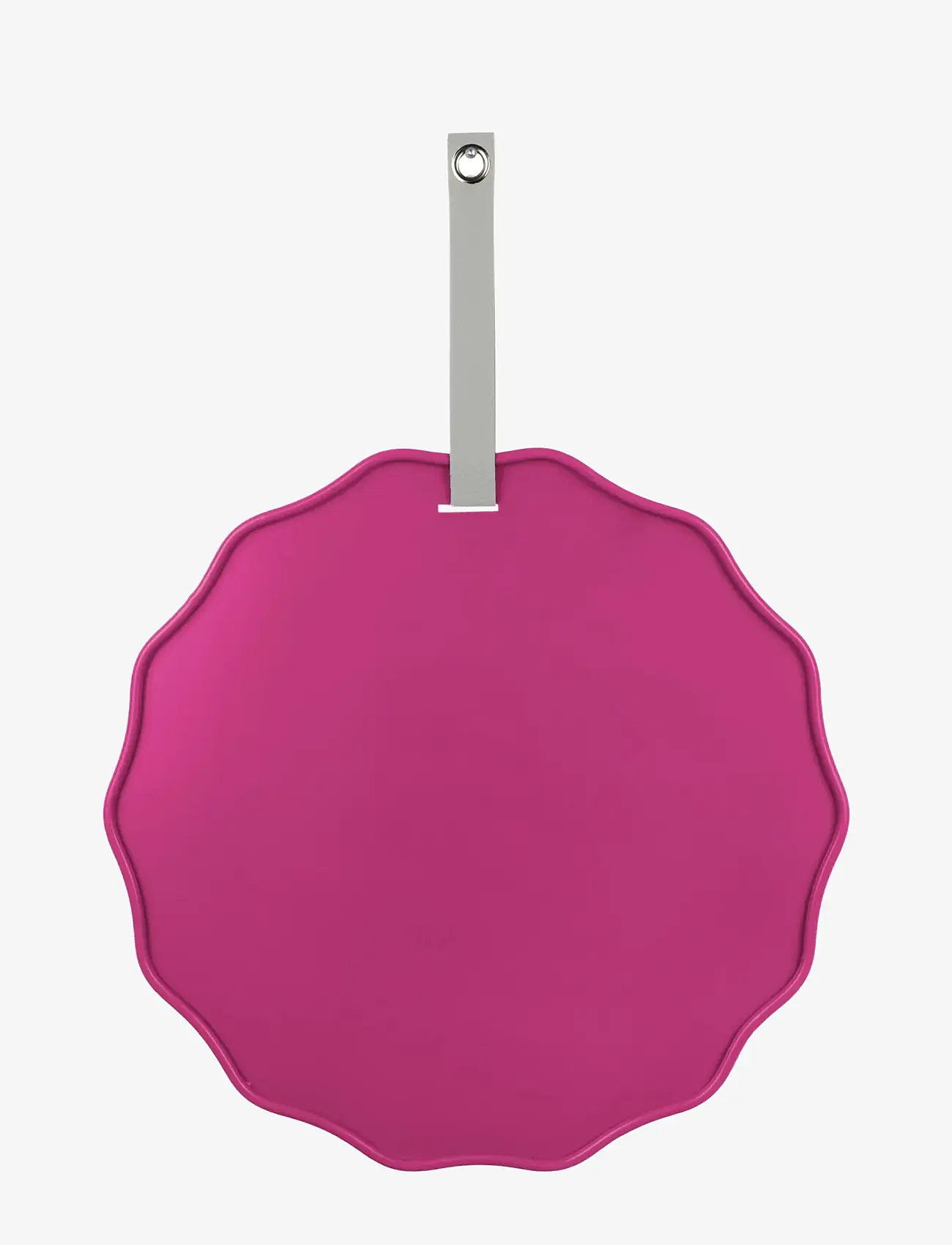 present time - Memo board Funky Wave bright pink, Incl. 5 white magnets, PU strap - väggdekor - pink - 0