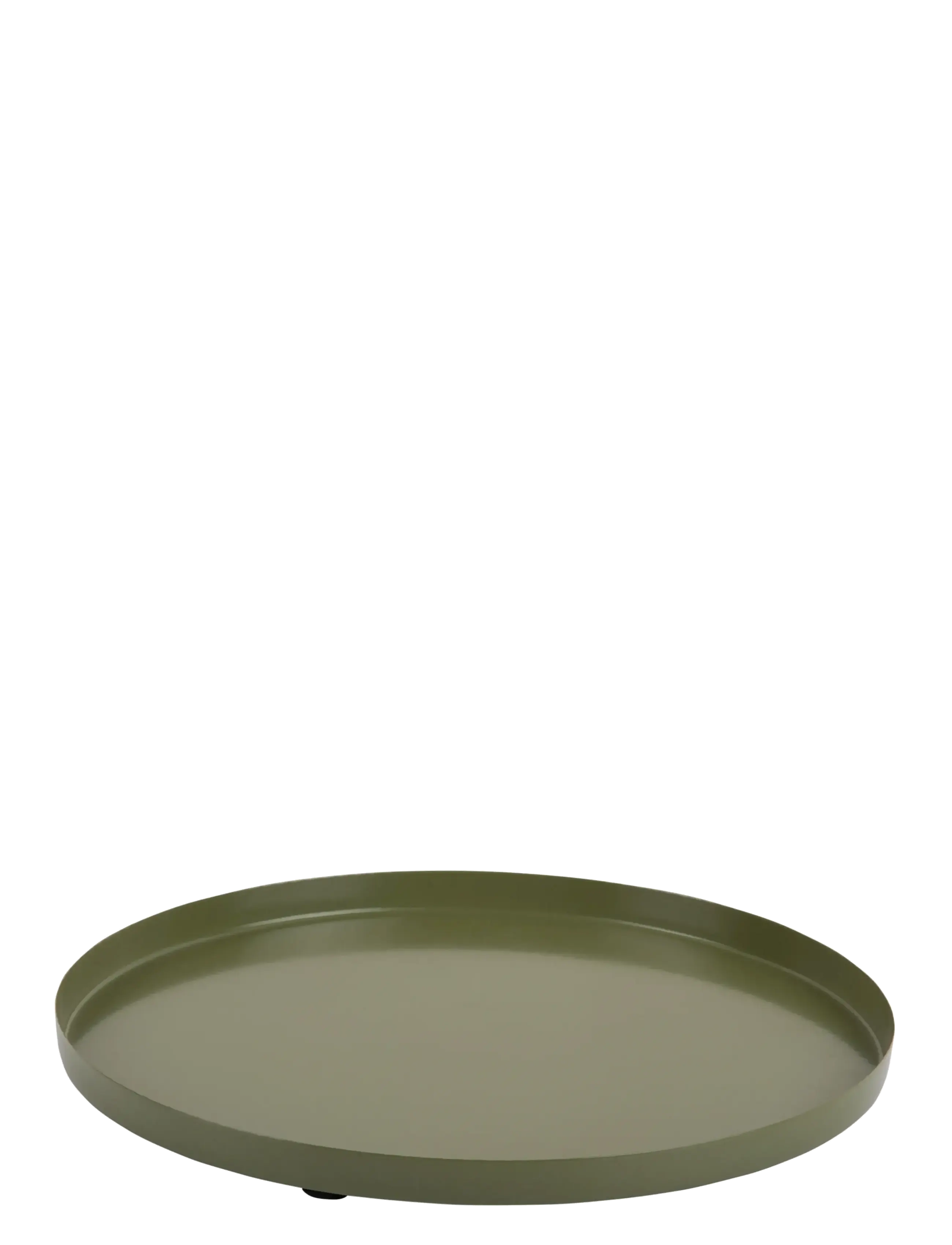 present time Tray Servir Round Extra Small, Ø 25 cm, Dining & Table Accessories, Khakigrün - Trays, Homeware
