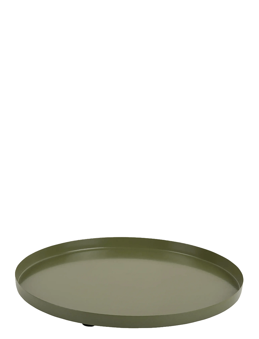 present time - Tray Servir Round Extra Small - tabletts - green - 0