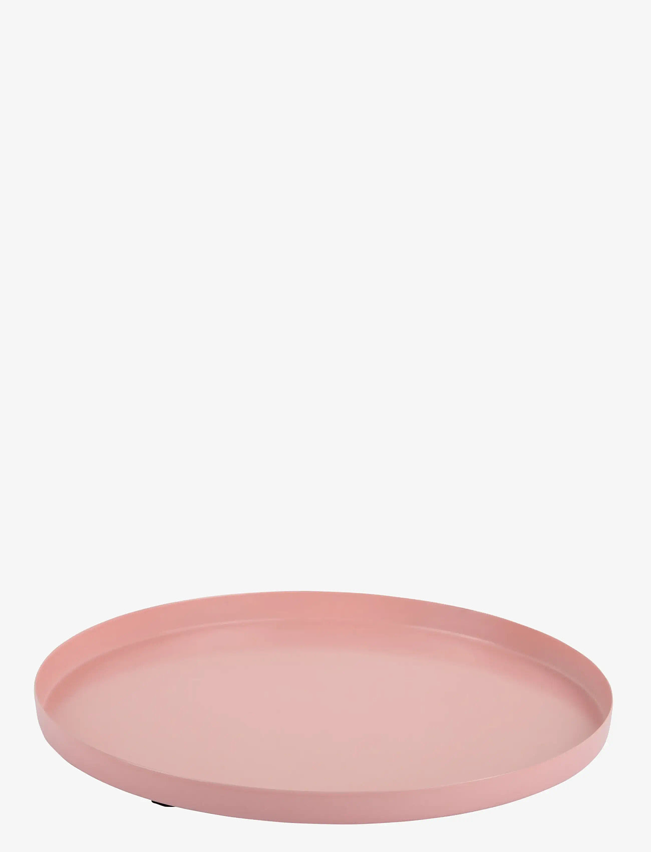 present time - Tray Servir Round Extra Small - brickor - pink - 0