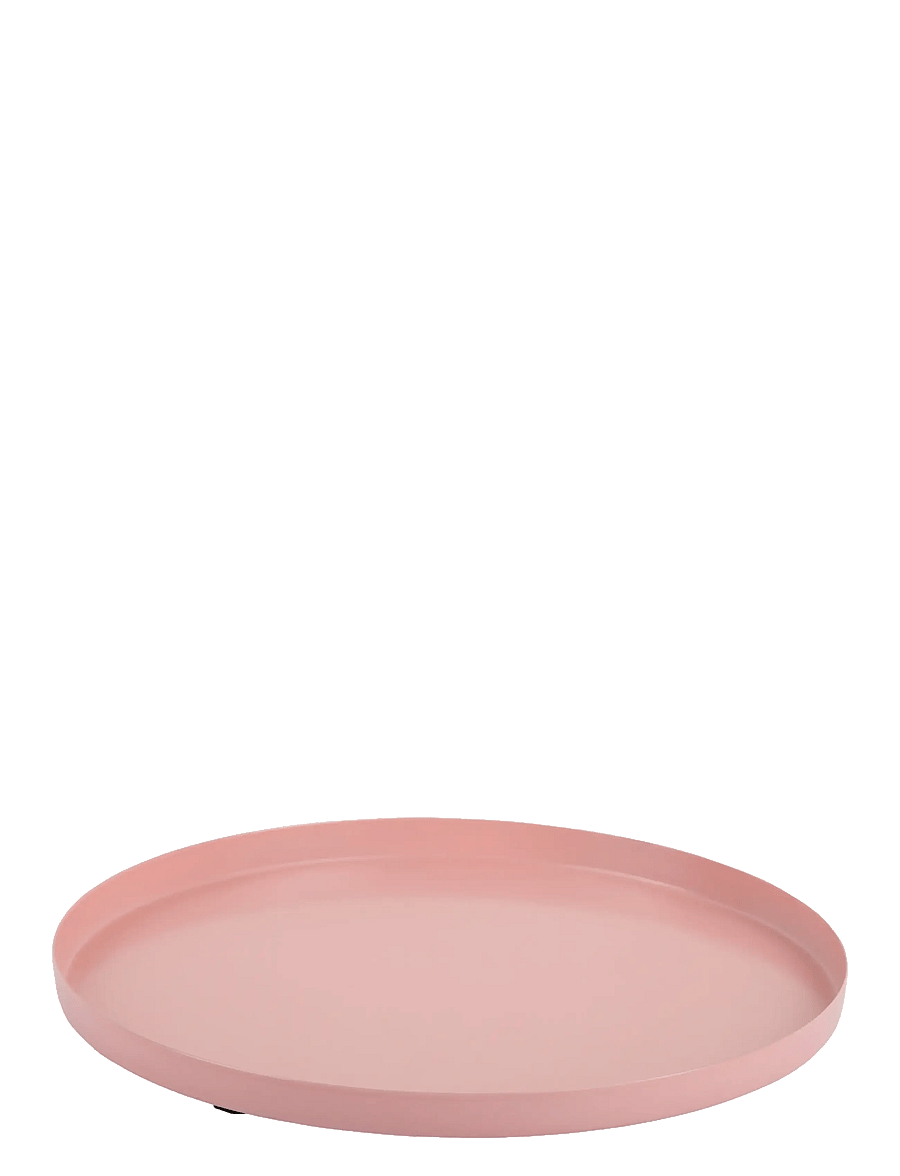 present time - Tray Servir Round Extra Small - tabletts - pink - 0