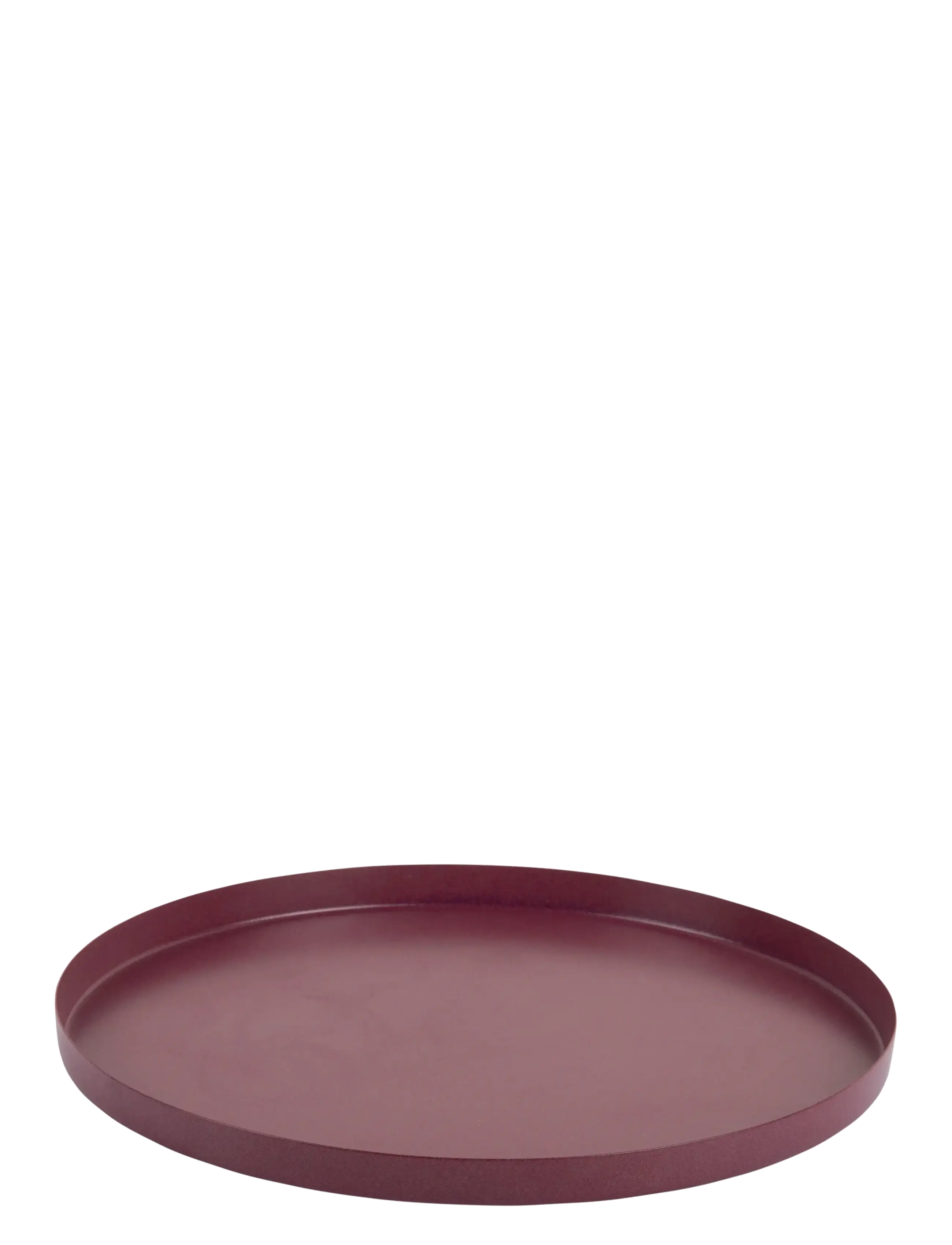 present time Tray Servir Round Extra Small, Bakke, Bordeaux, Str: Ø 25 CM