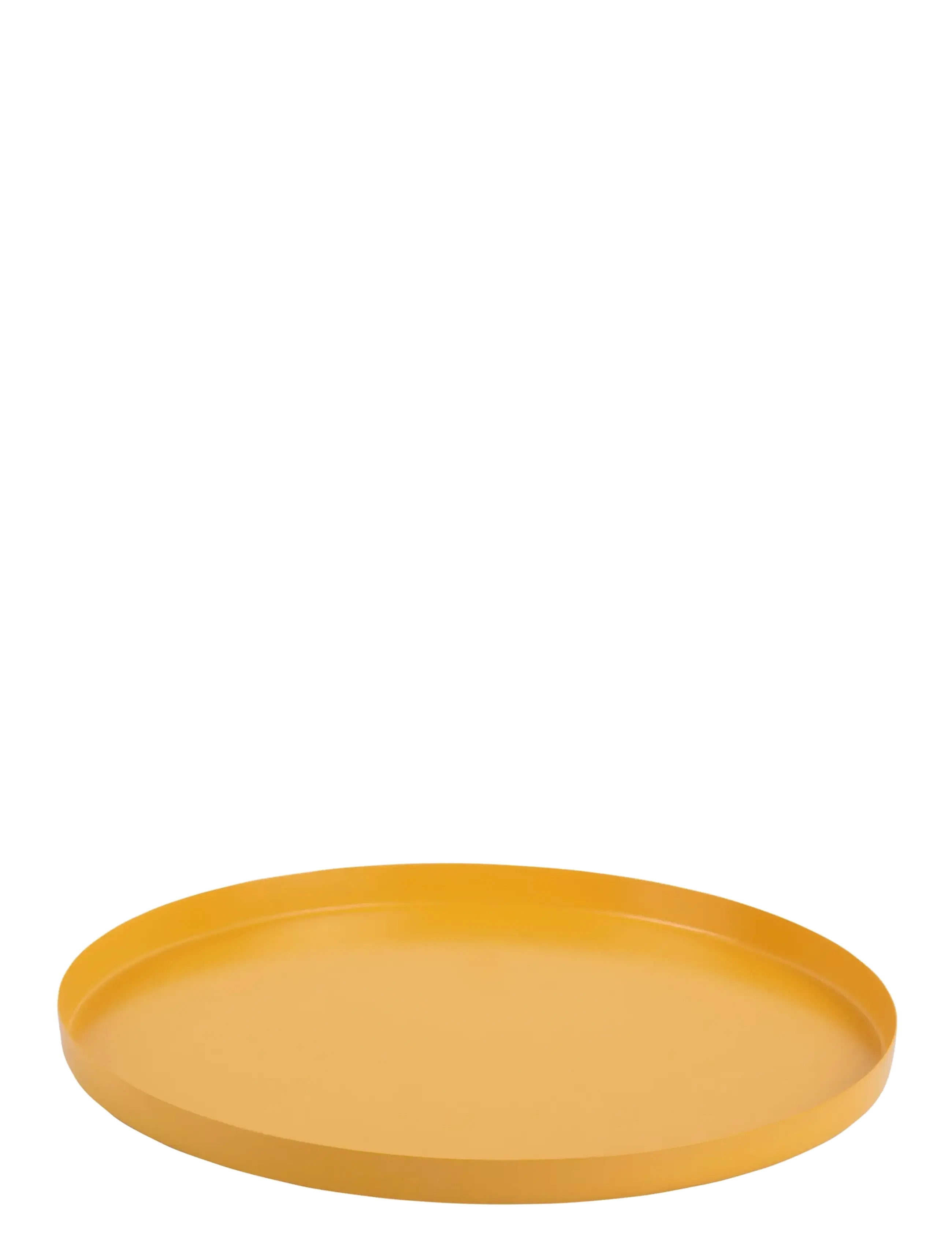 present time Tray Servir Round Extra Small, Ø 25 cm, Yellow, Spisesteder Og Bordtilbehør > Bakker, Unisex