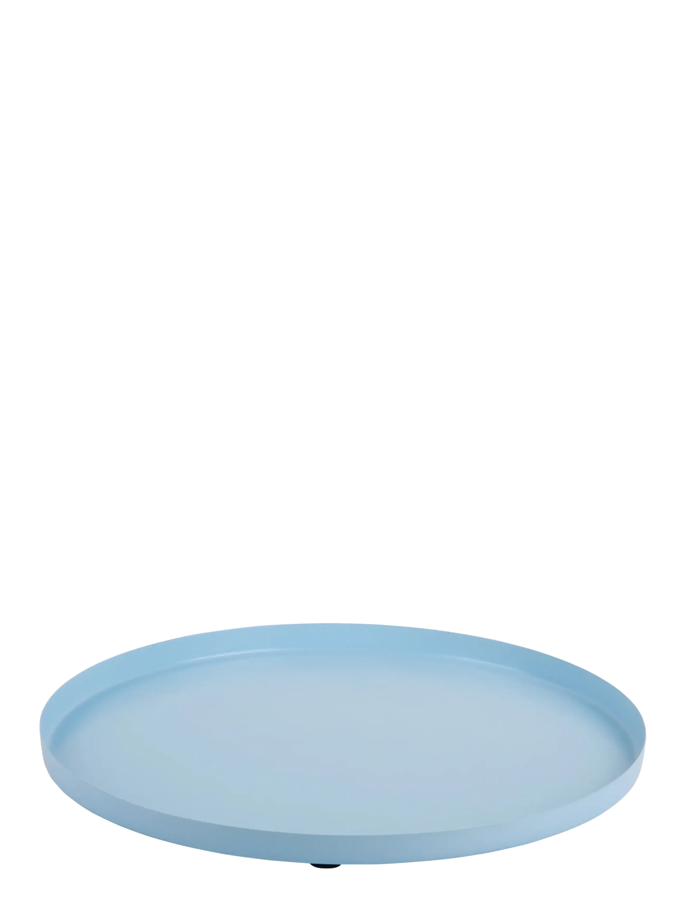 present time Tray Servir Round Small, Bakke, Blå, Str: Ø 30 CM