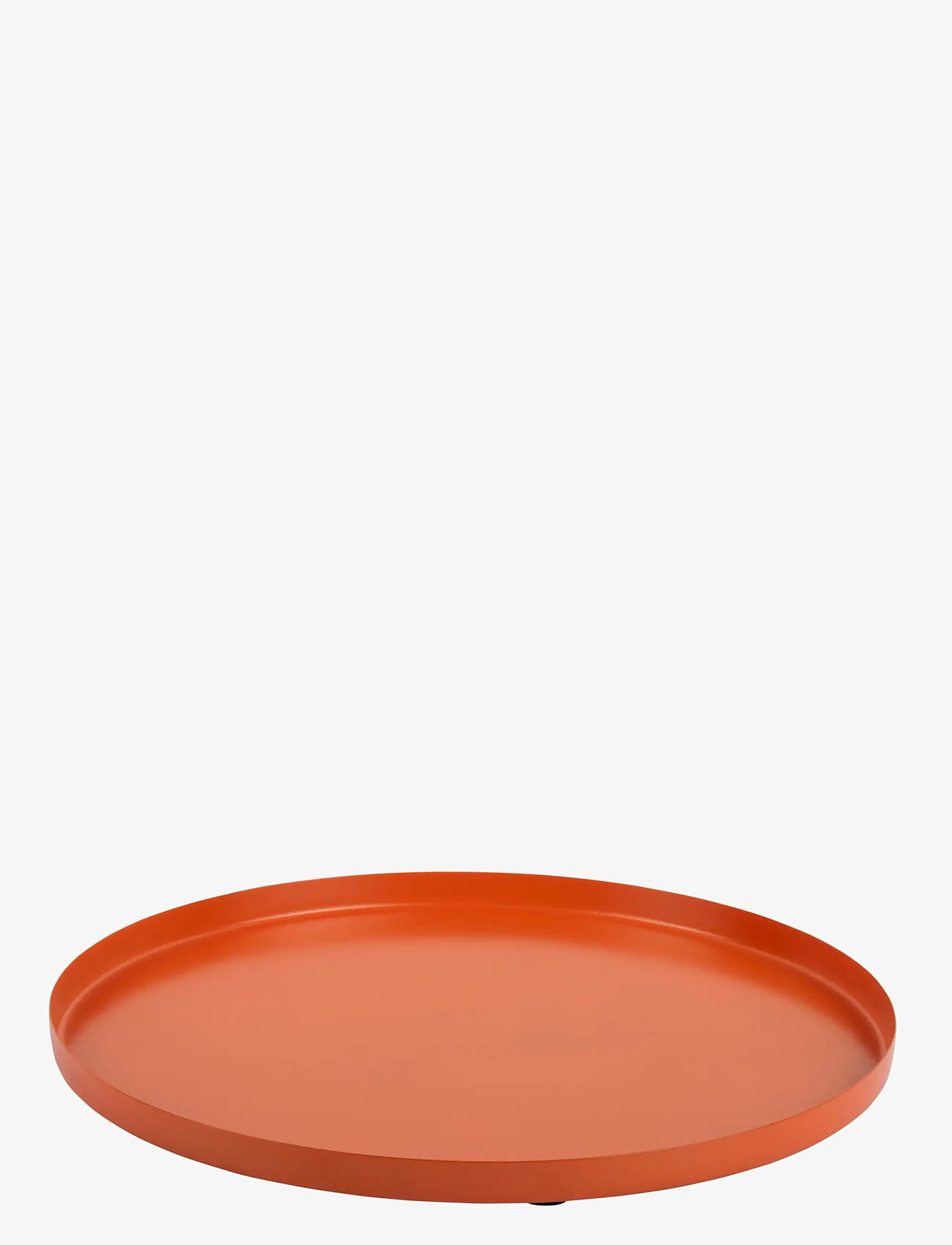 present time - Tray Servir Round Small - køb efter pris - orange - 0
