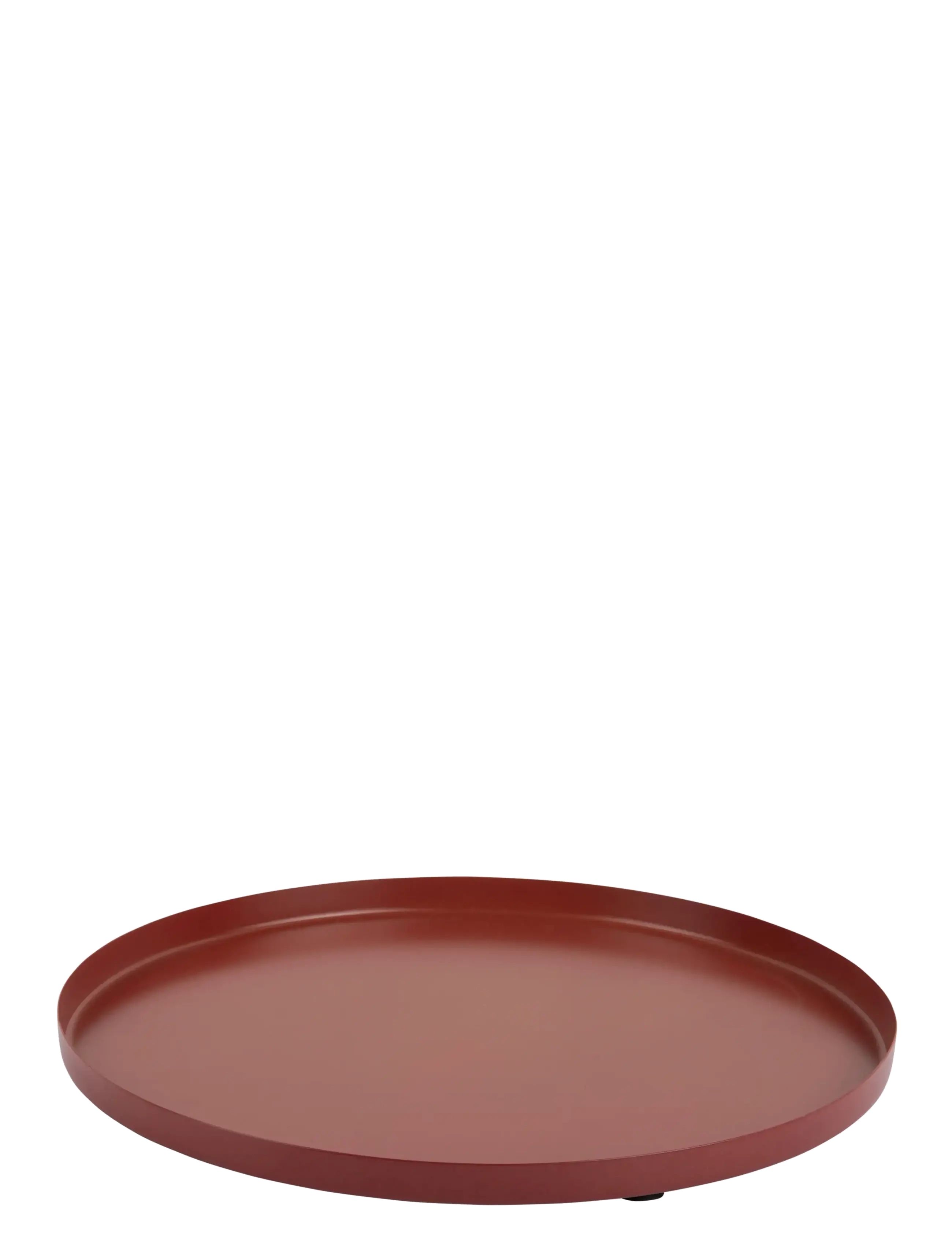 present time Tray Servir Round Small, Ø 30 cm, Dining & Table Accessories, Burgunderrot - Trays, Homeware