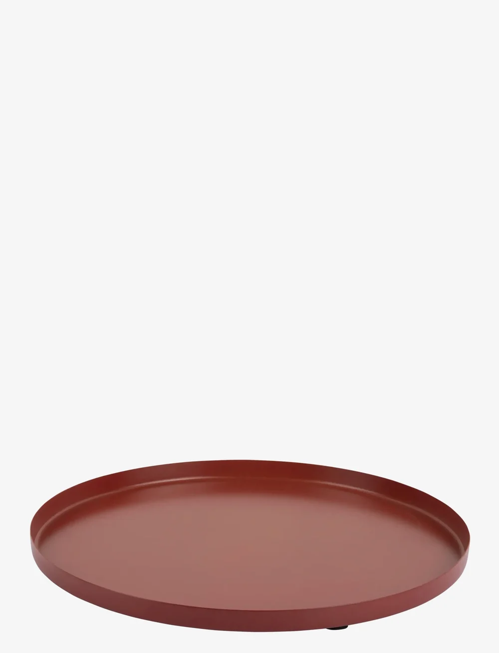 present time - Tray Servir Round Small - osta hinna alusel - red - 0