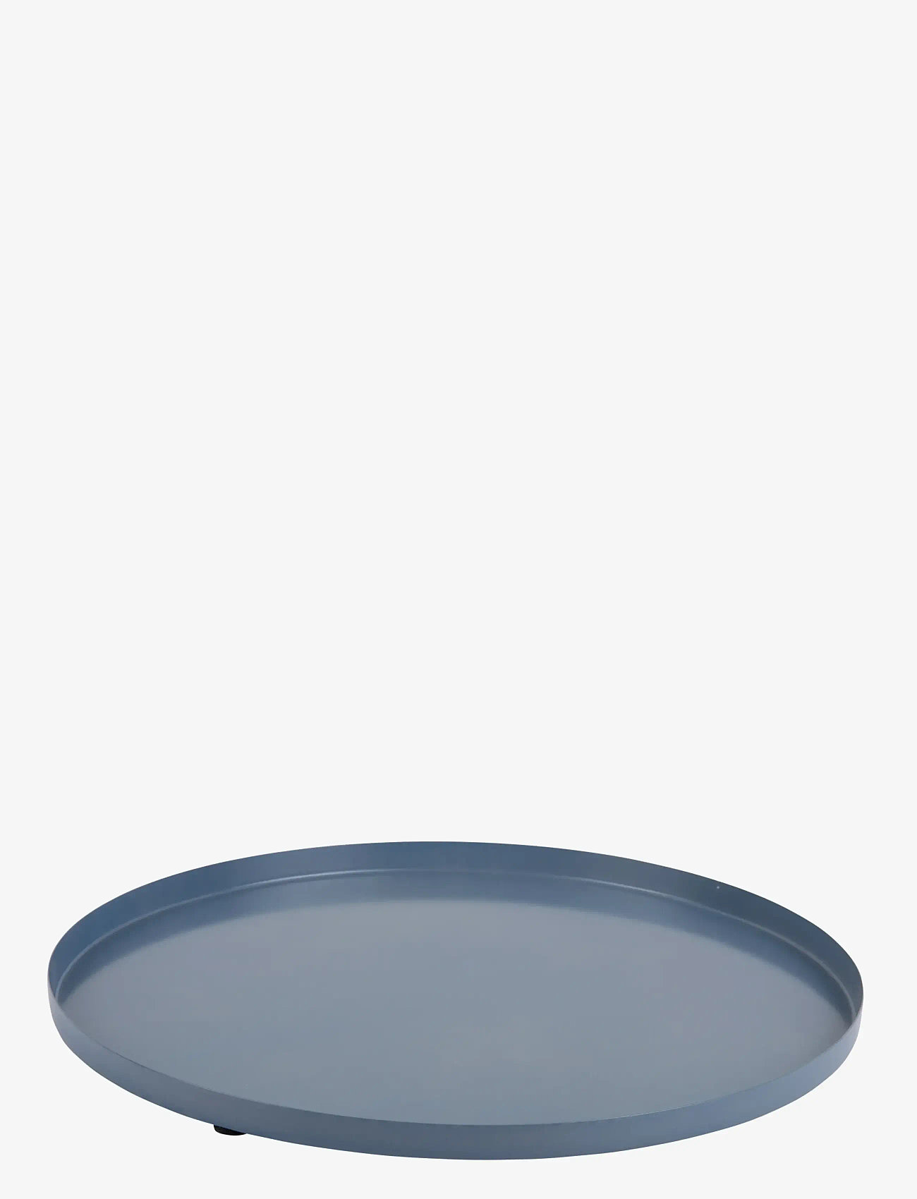 present time - Tray Servir Round Medium - tabletts - blue - 0