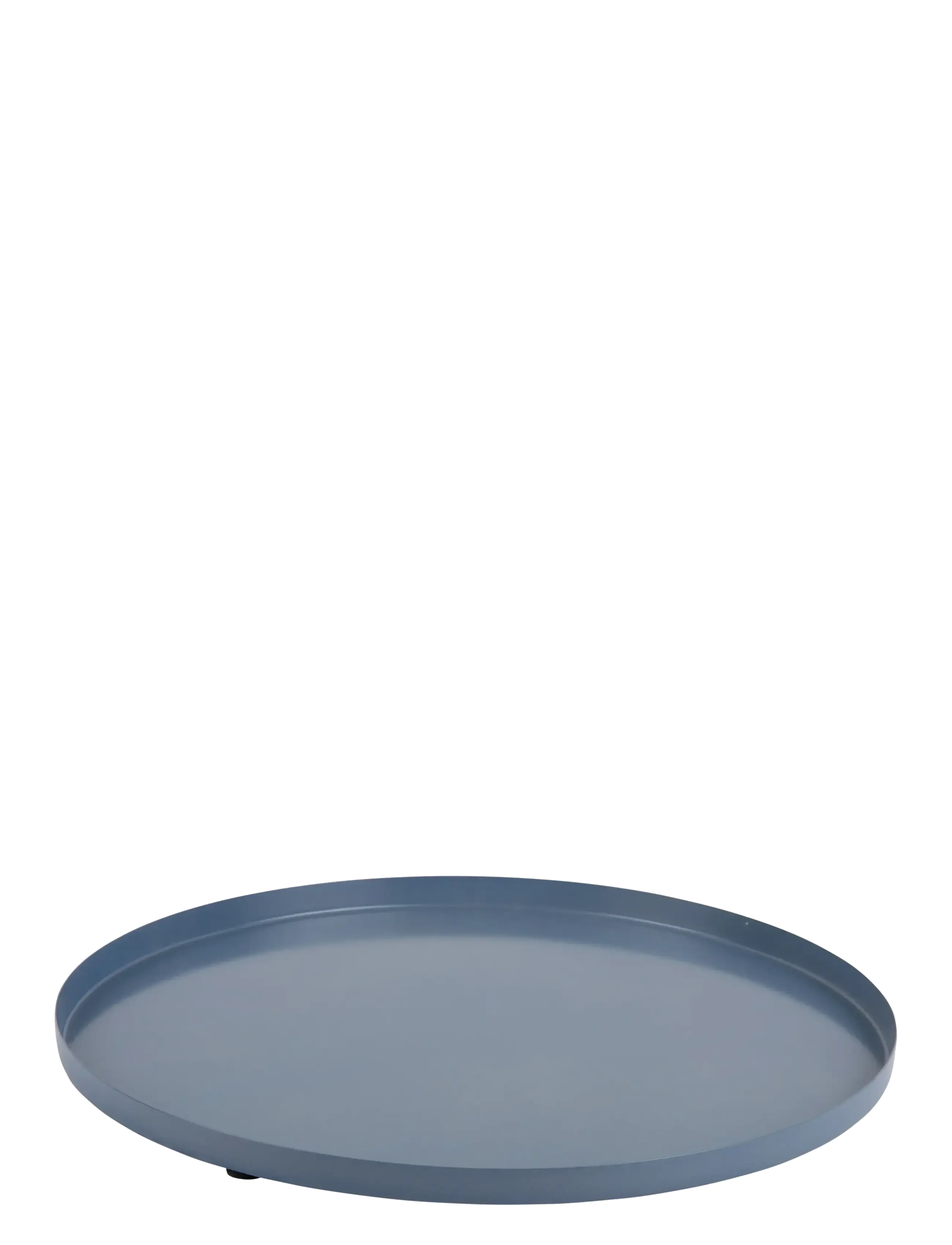 present time Tray Servir Round Medium - present time - BLUE / blue
