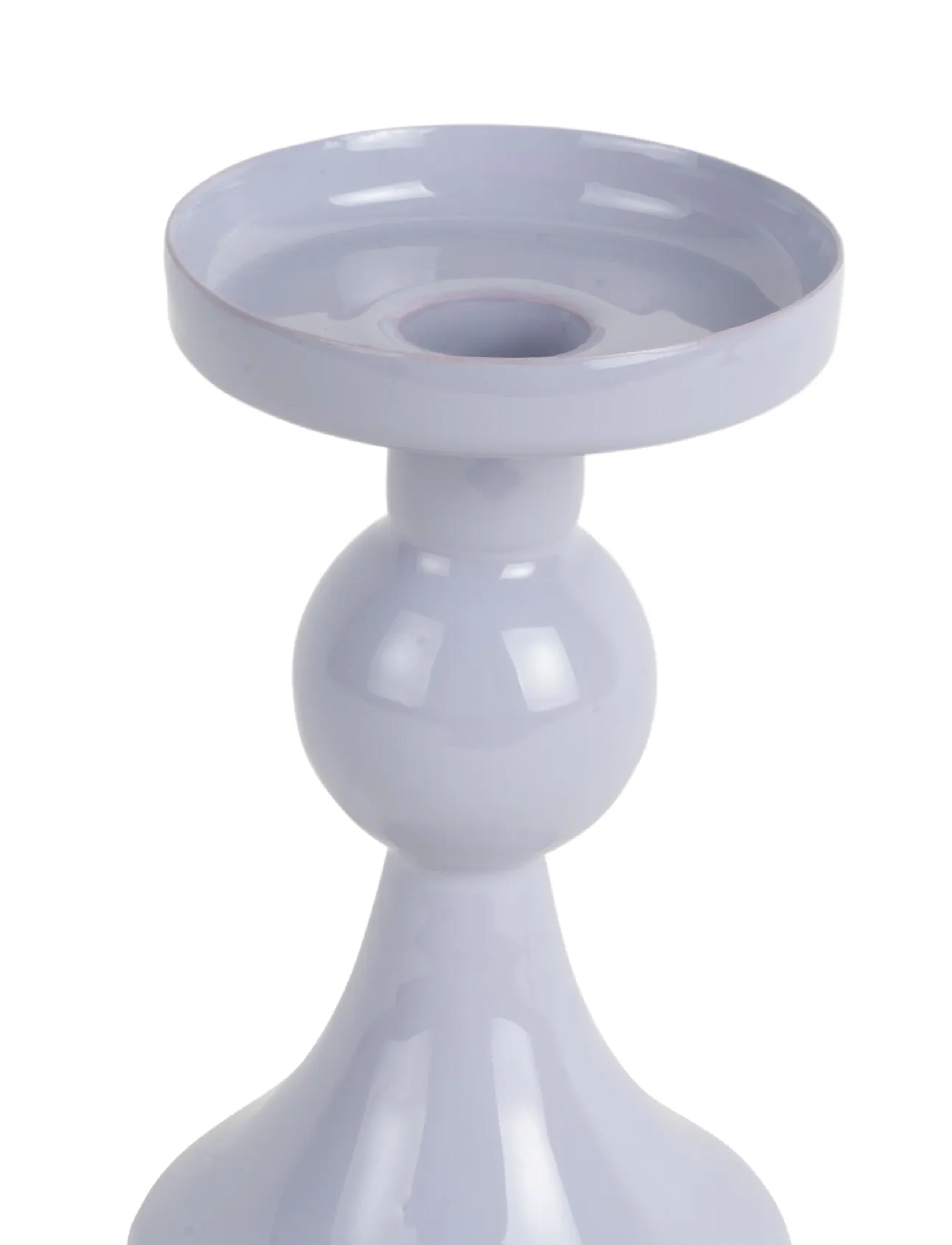 present time Candle Holder Funky Small, H 15 cm, Candlesticks & Lanterns, Lila - Candlesticks, Homeware