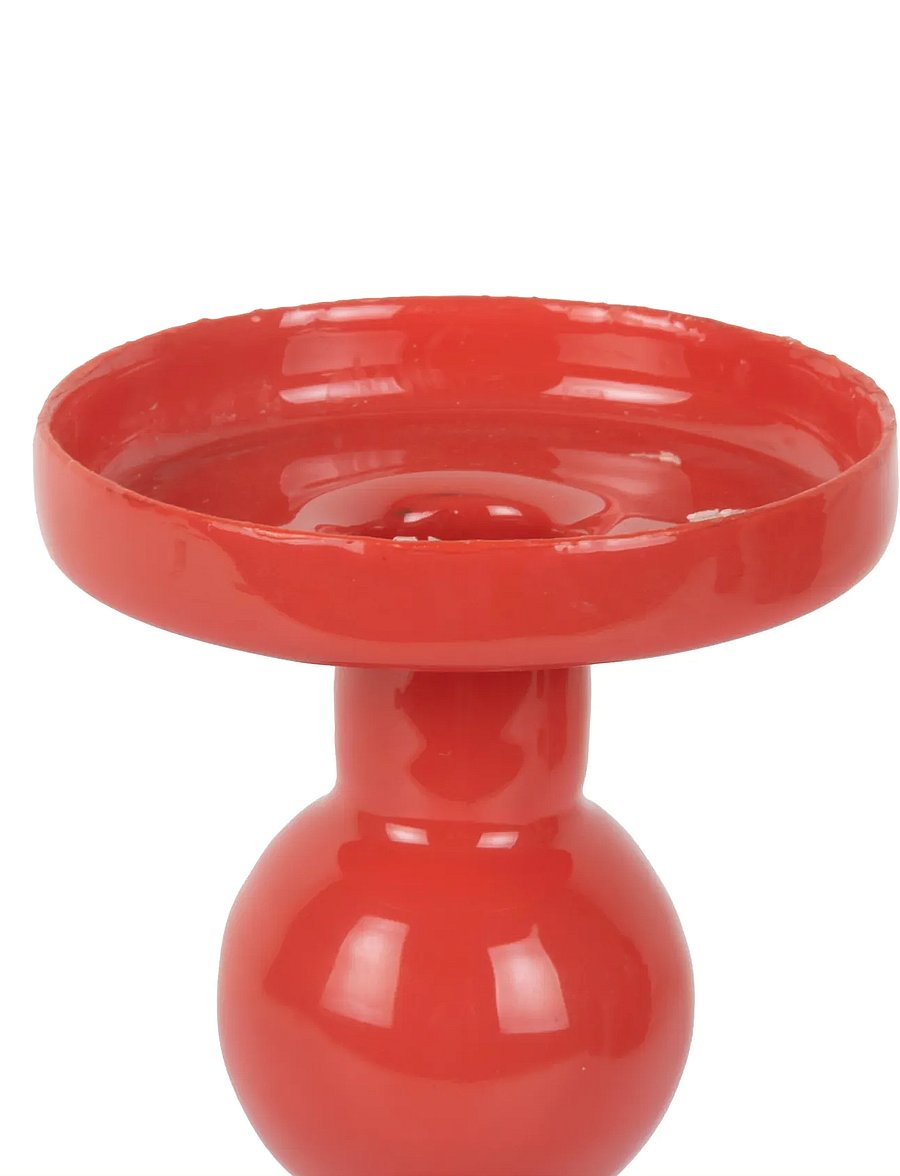 present time - Candle Holder Funky Small - küünlajalad - red - 0