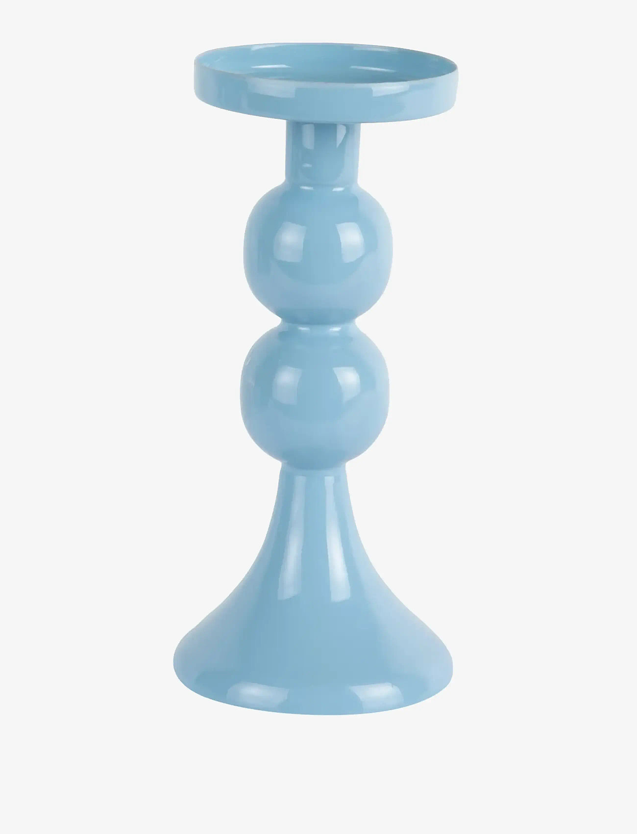 present time - Candle Holder Funky Medium - lysestager - blue - 1