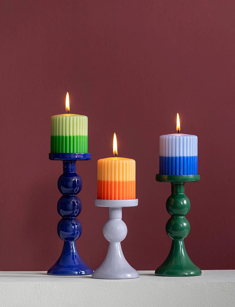 present time - Candle Holder Funky Medium - kerzenständer - green - 1