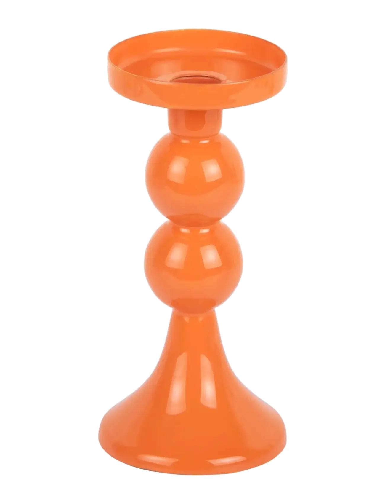 present time Candle Holder Funky Medium, Lysestage, Orange, Str: H 20CM