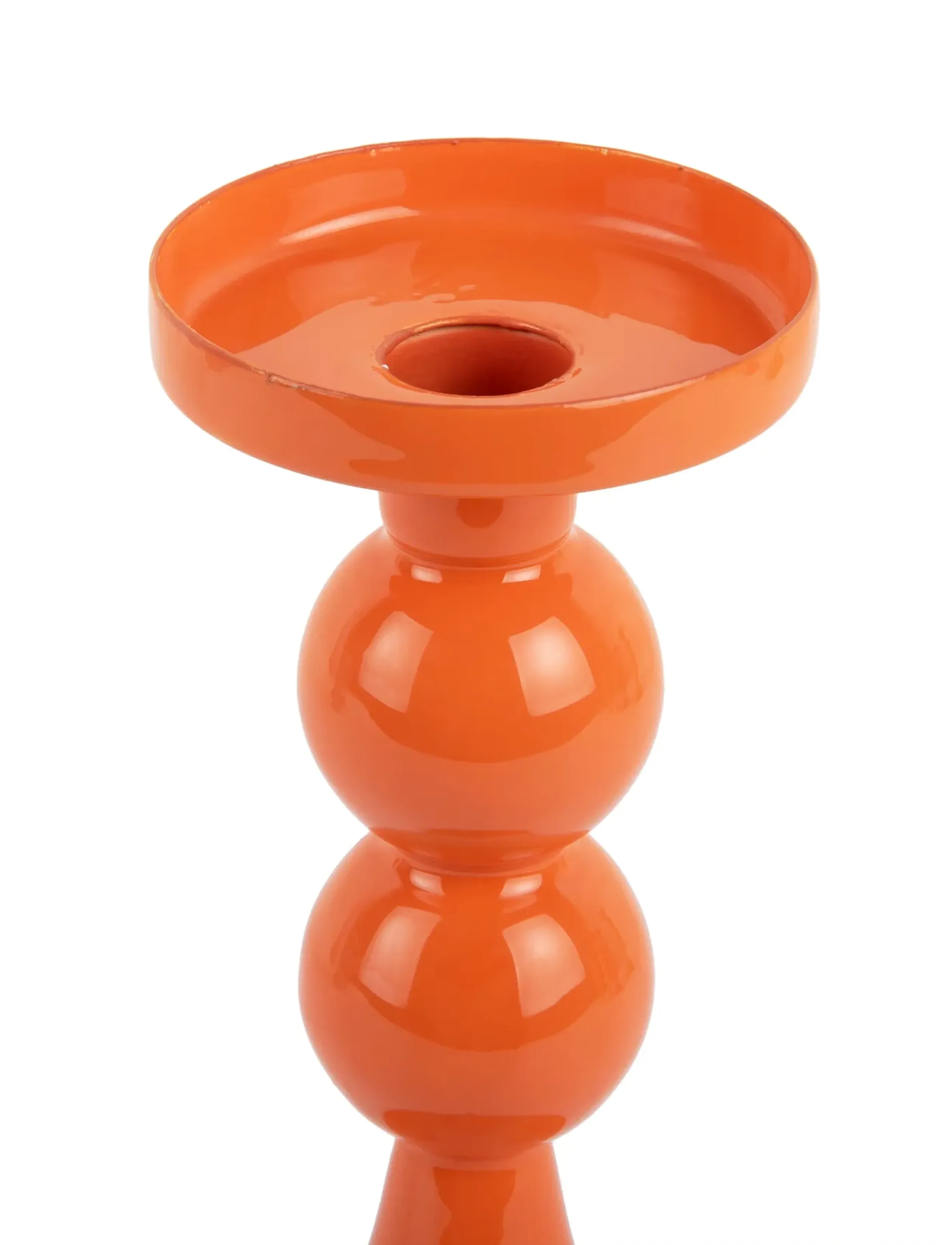 present time - Candle Holder Funky Medium - candlesticks - orange - 3
