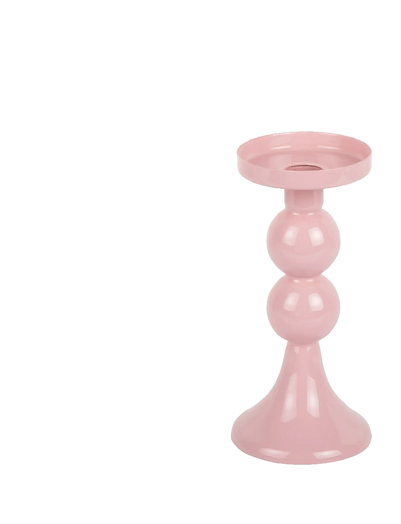 present time - Candle Holder Funky Medium - kerzenständer - pink - 0