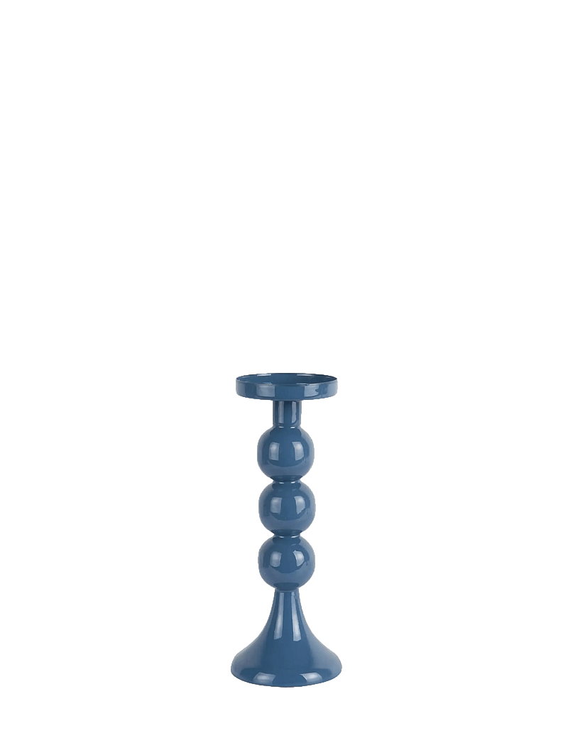 present time - Candle Holder Funky Large - kerzenständer - blue - 0