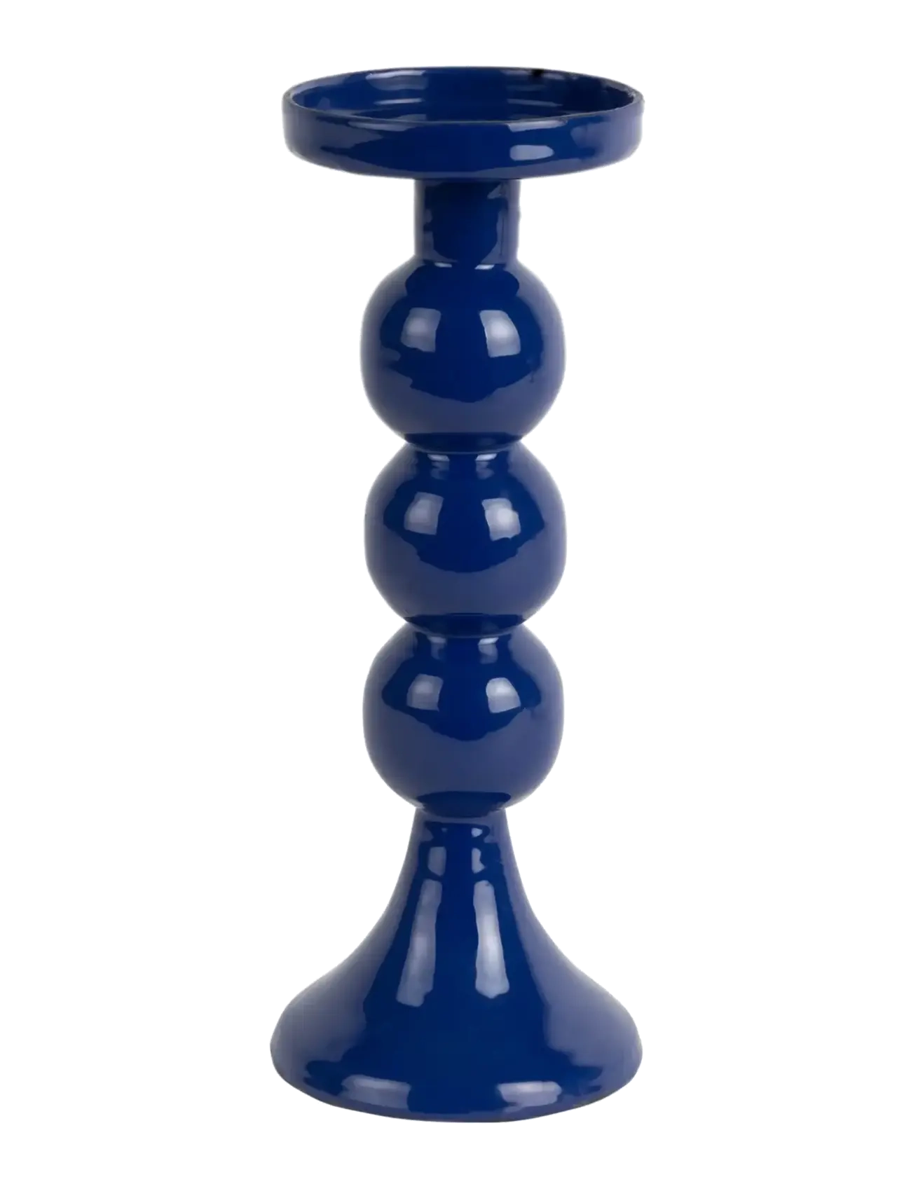 present time Candle Holder Funky Large, H 23 cm, Candlesticks & Lanterns, Marineblau - Candlesticks, Homeware