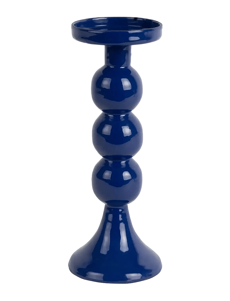 present time - Candle Holder Funky Large - kerzenständer - blue - 0