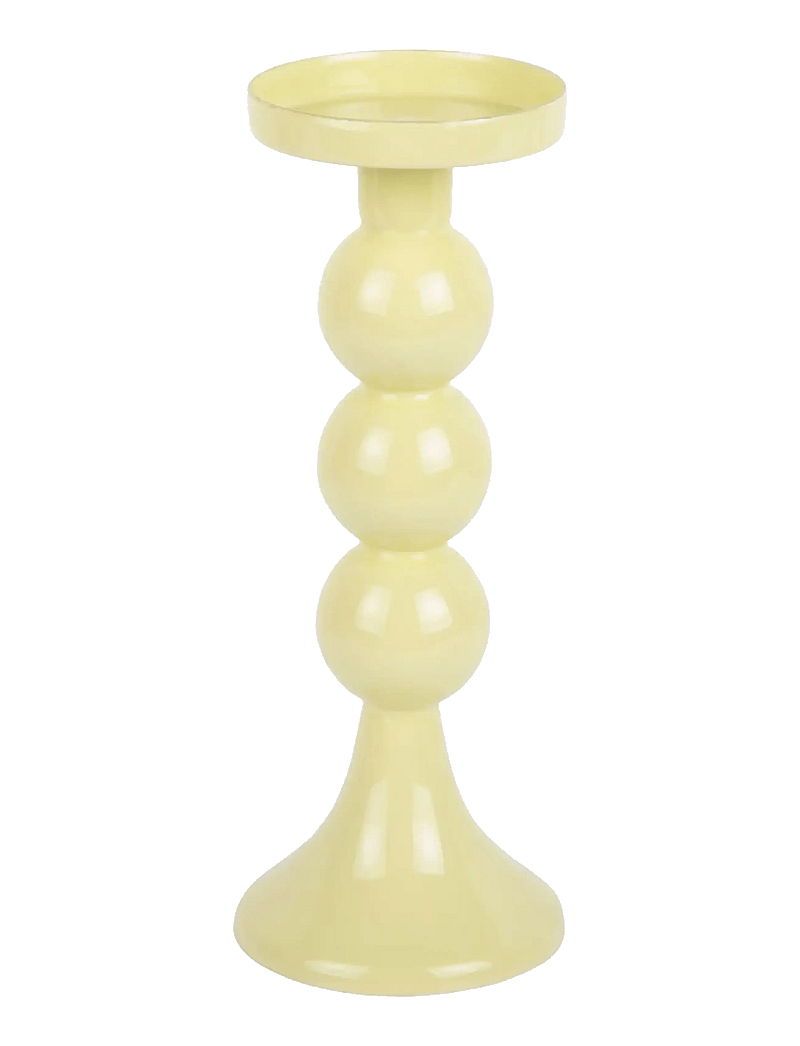 present time - Candle Holder Funky Large - kerzenständer - yellow - 1
