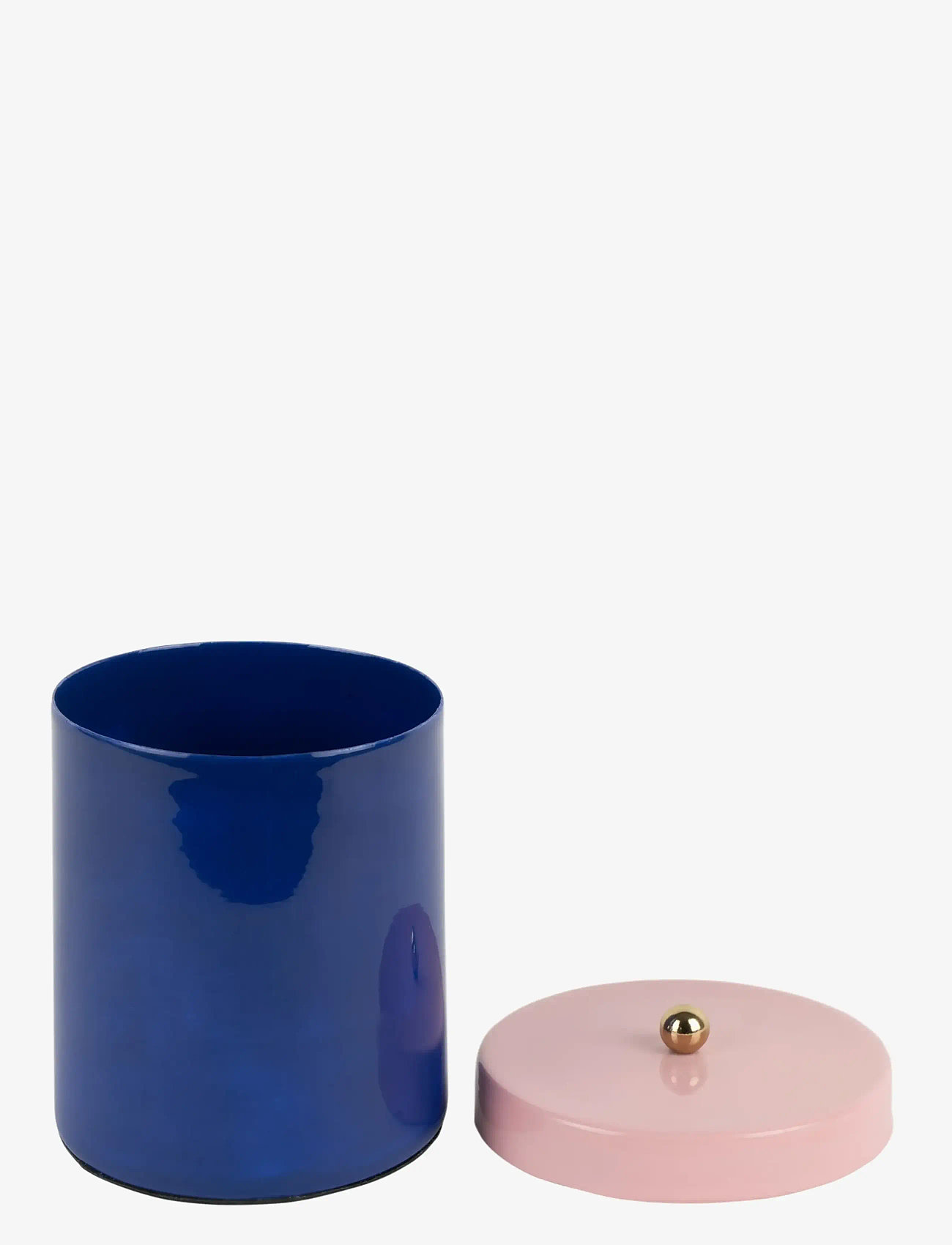 present time - Storage Jar Double Funky Small - bagning - blue - 1