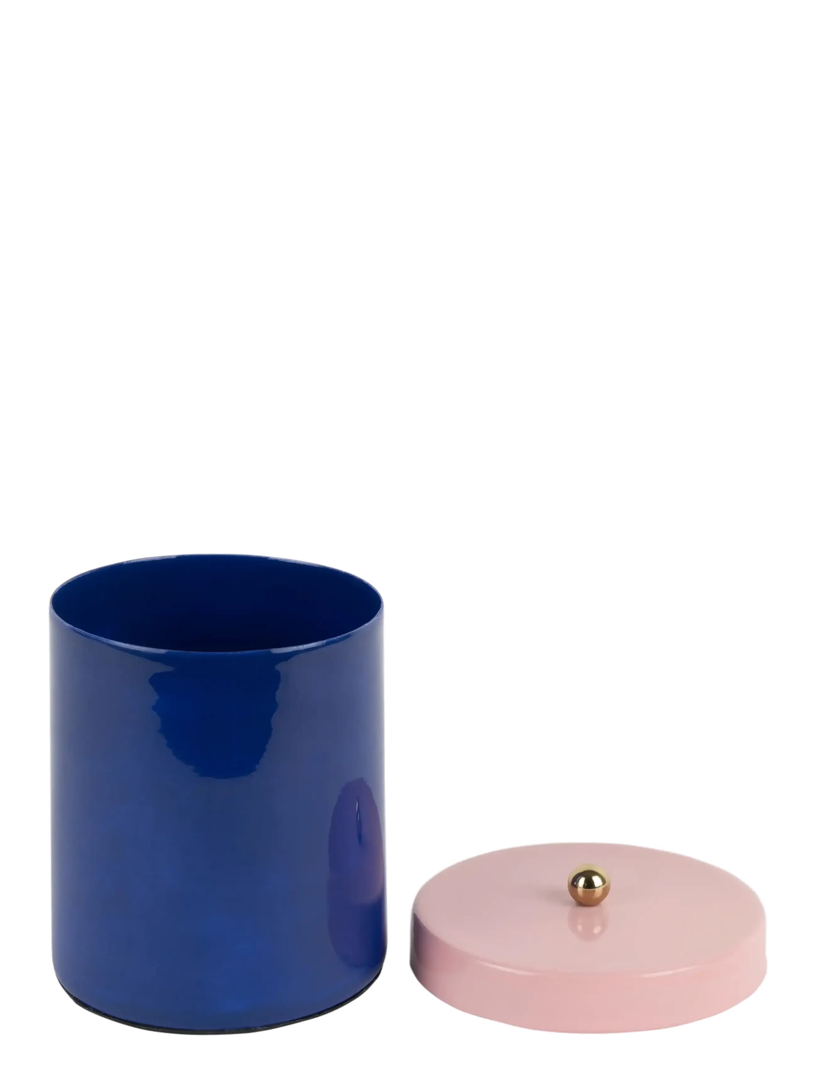 present time - Storage Jar Double Funky Small - backen - blue - 1