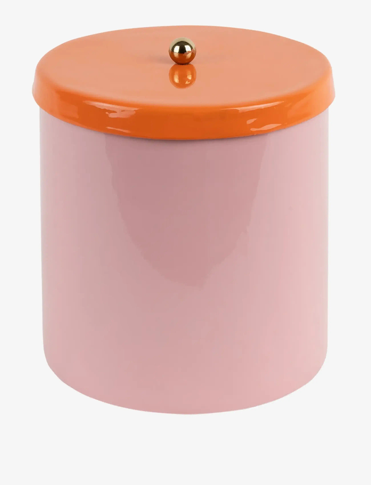 present time - Storage Jar Double Funky Retro - kitchen jars - pink - 0