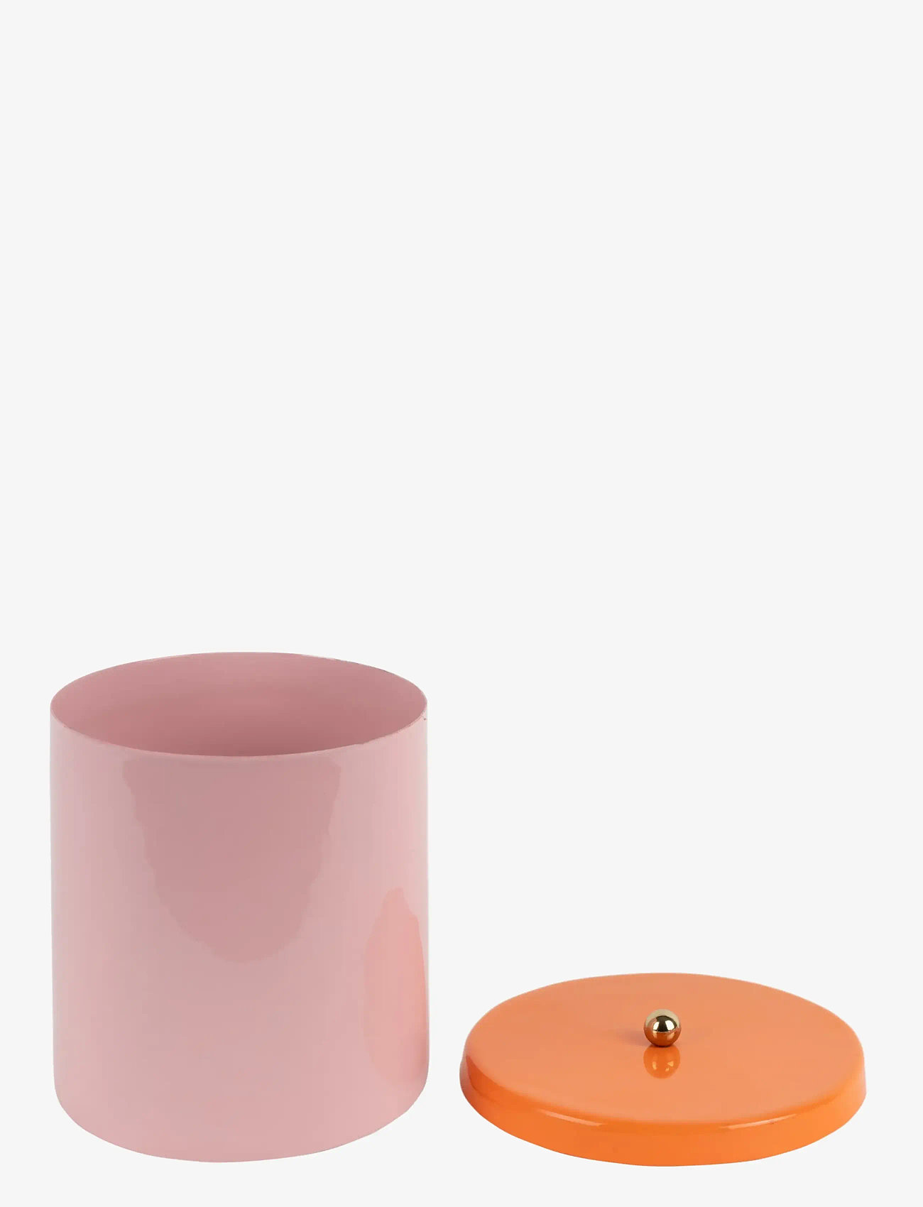 present time - Storage Jar Double Funky Retro - kitchen jars - pink - 1