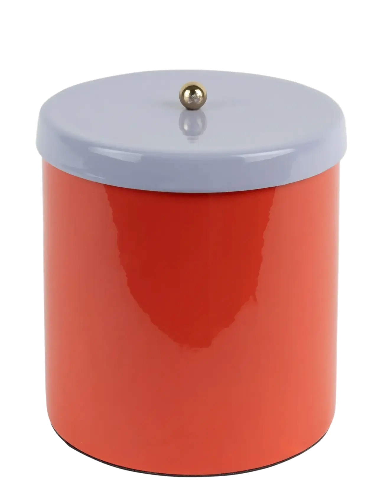 Storage Jar Double Funky Retro - RED
