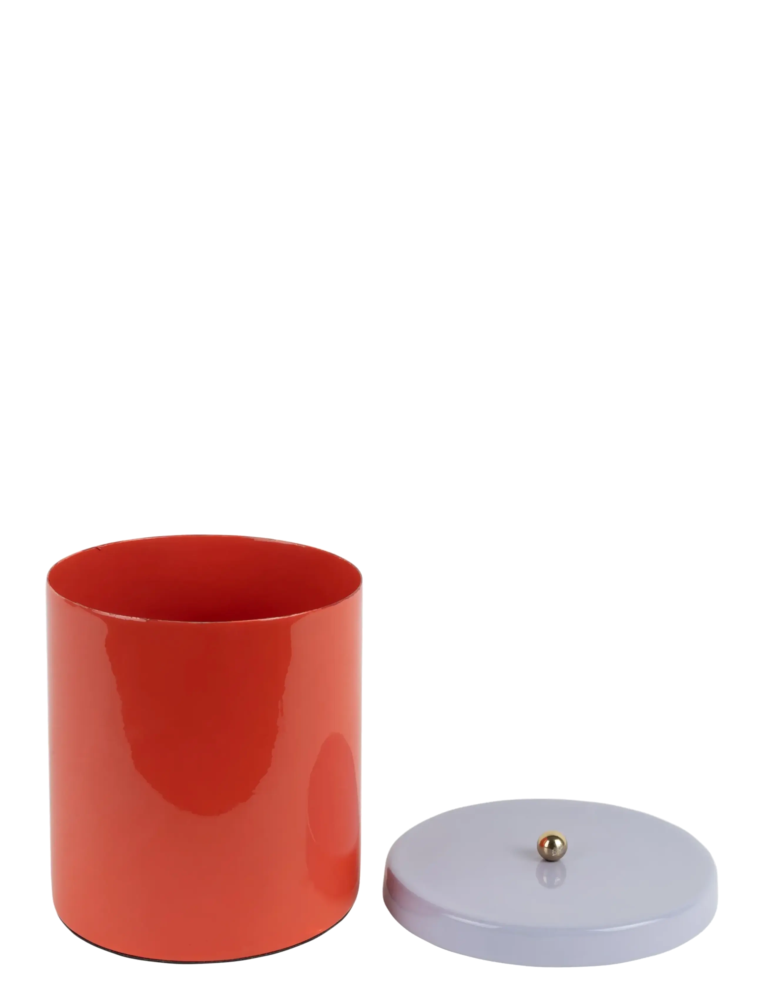 present time - Storage Jar Double Funky Retro - förvaringsburkar - red - 1