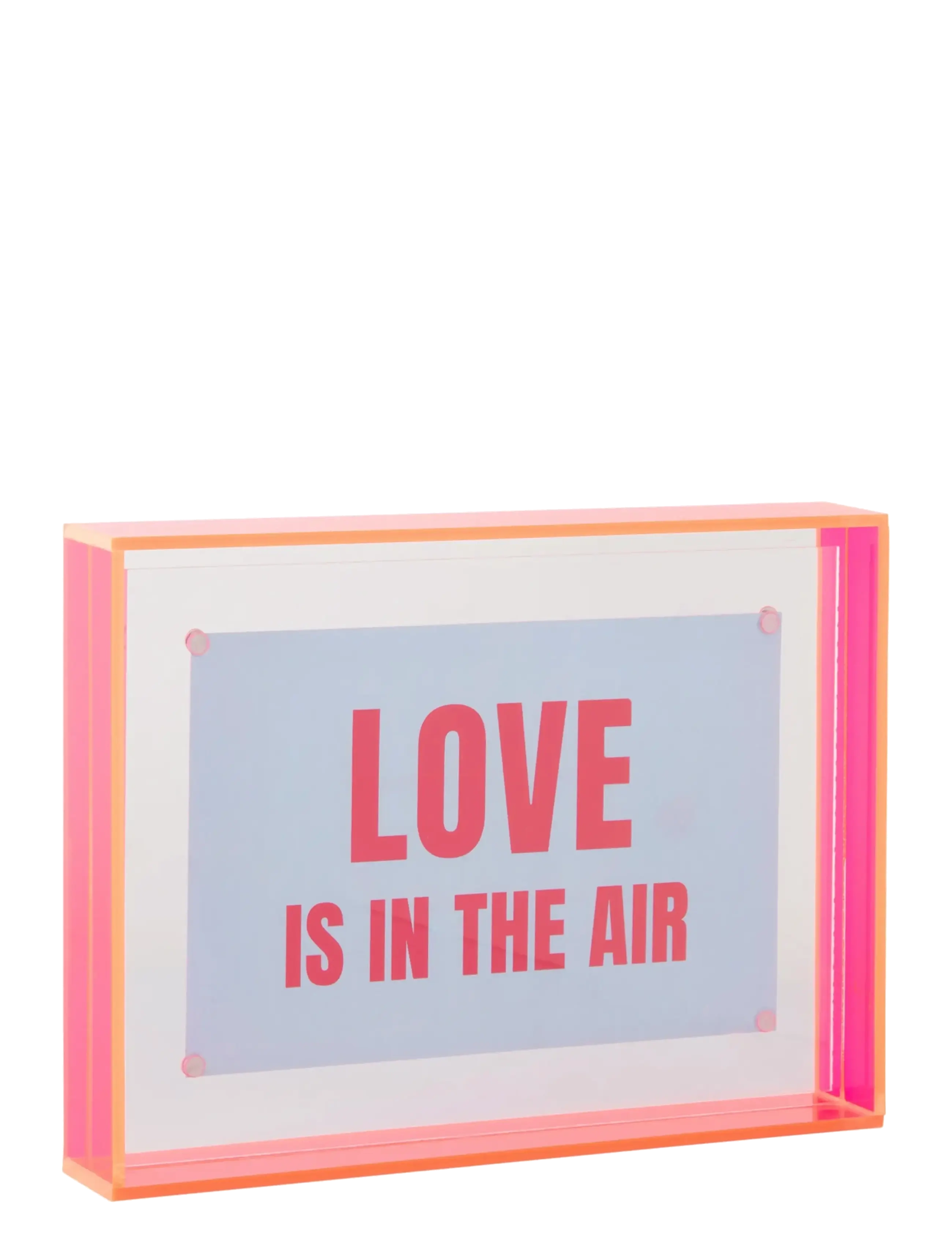 present time Photo Frame Gayo Medium Acrylic - Kids home - BRIGHT PINK / pink/rose