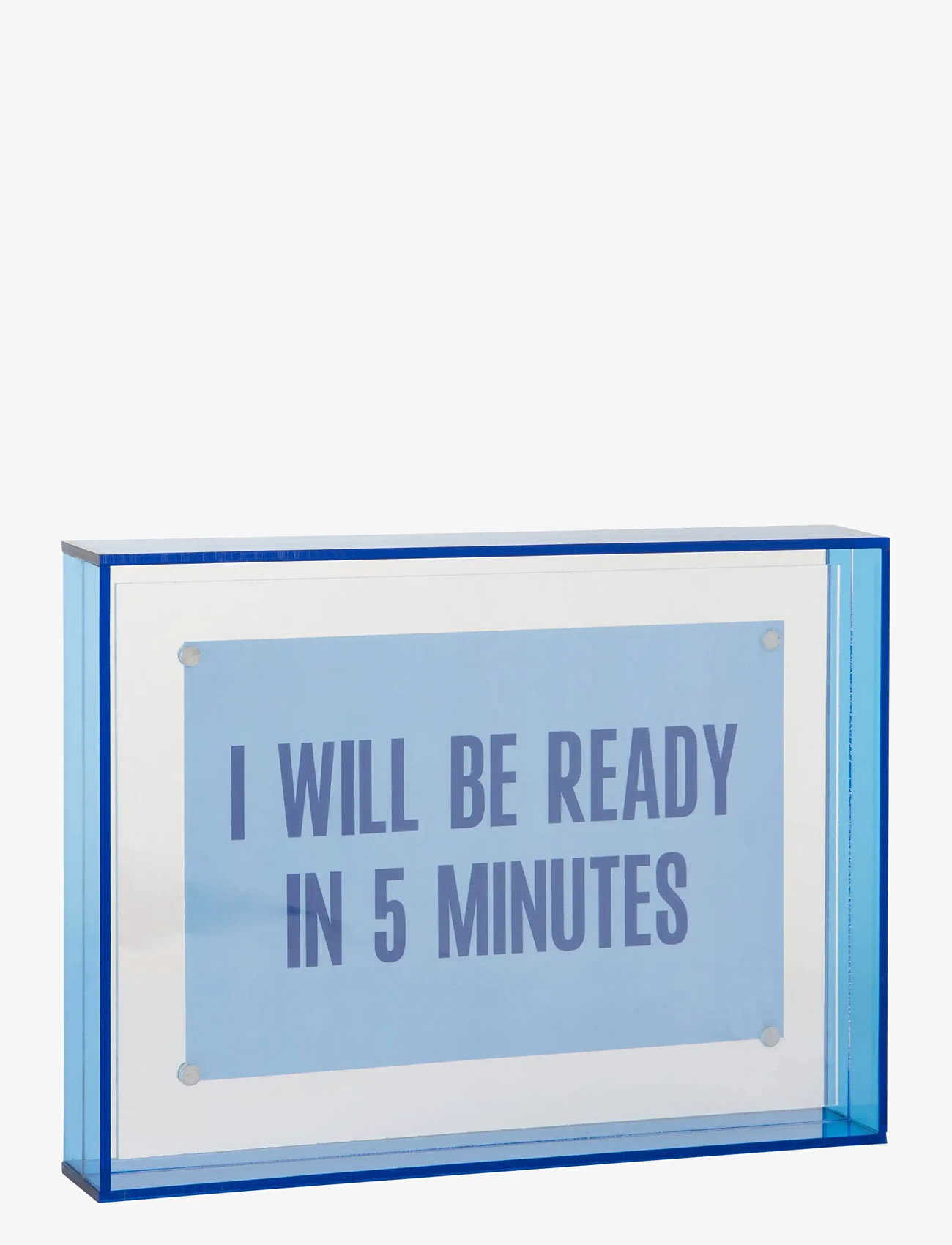 present time - Photo Frame Gayo Medium Acrylic - bilderammer - dark blue - 1