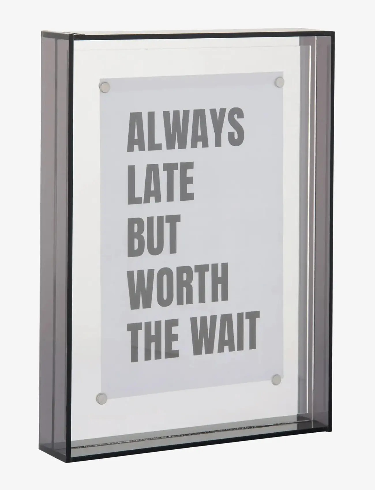 present time - Photo Frame Gayo Medium Acrylic - billedrammer - dark grey - 1