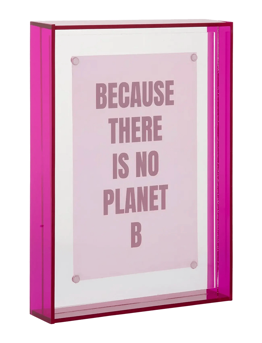 present time - Photo Frame Gayo Medium Acrylic - tavelramar - purple - 1