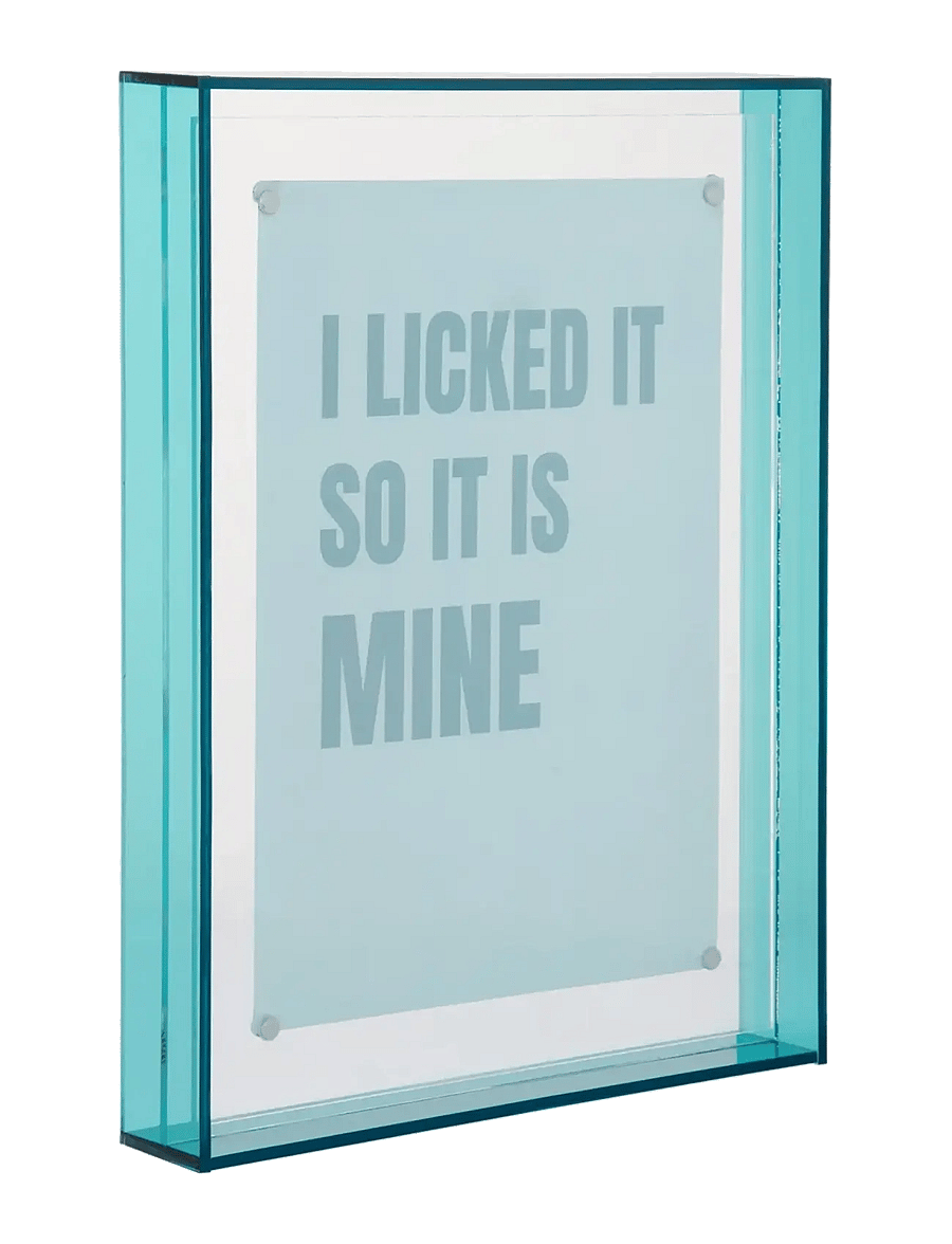 present time - Photo Frame Gayo Large Acrylic - kehykset - turquoise blue - 1