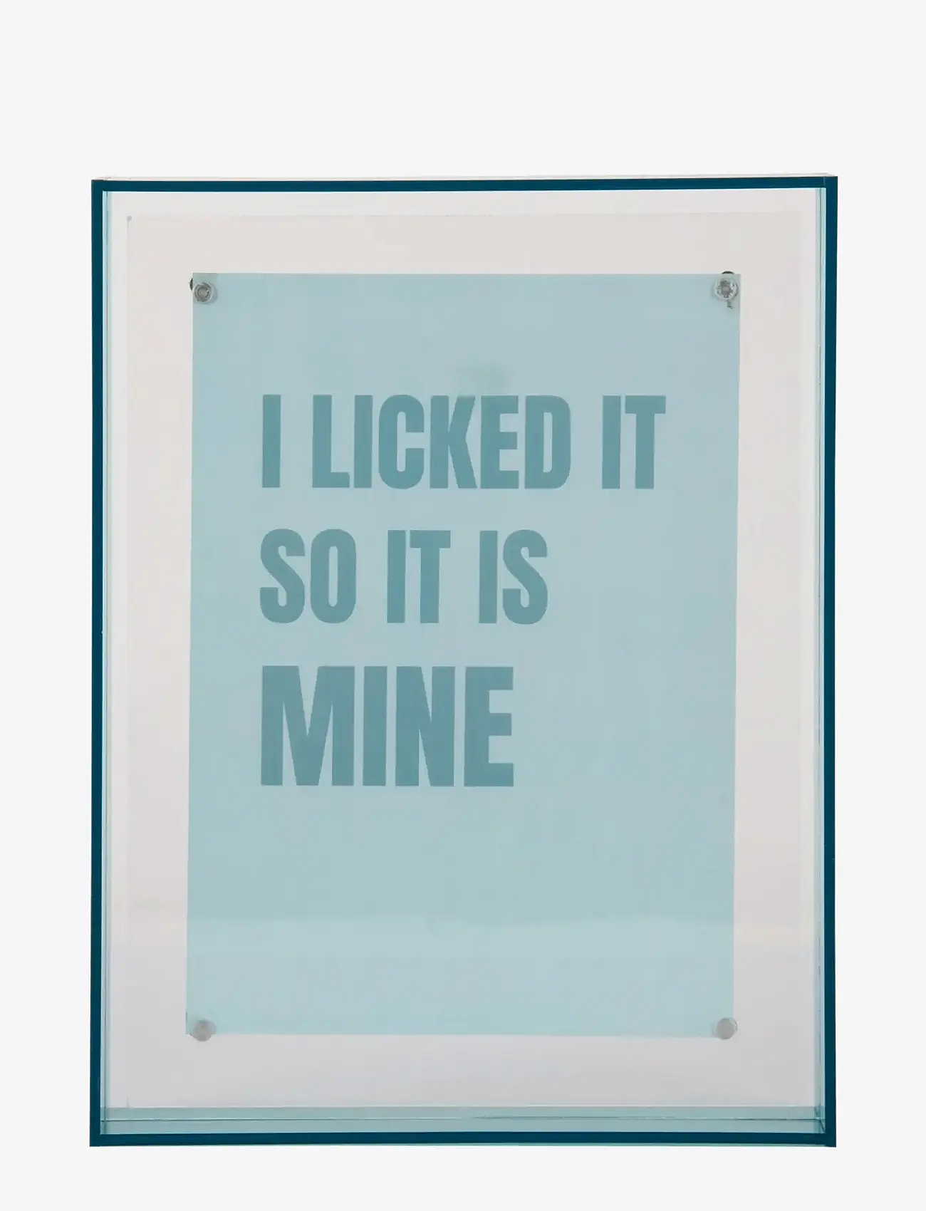 present time - Photo Frame Gayo Large Acrylic - kehykset - turquoise blue - 2