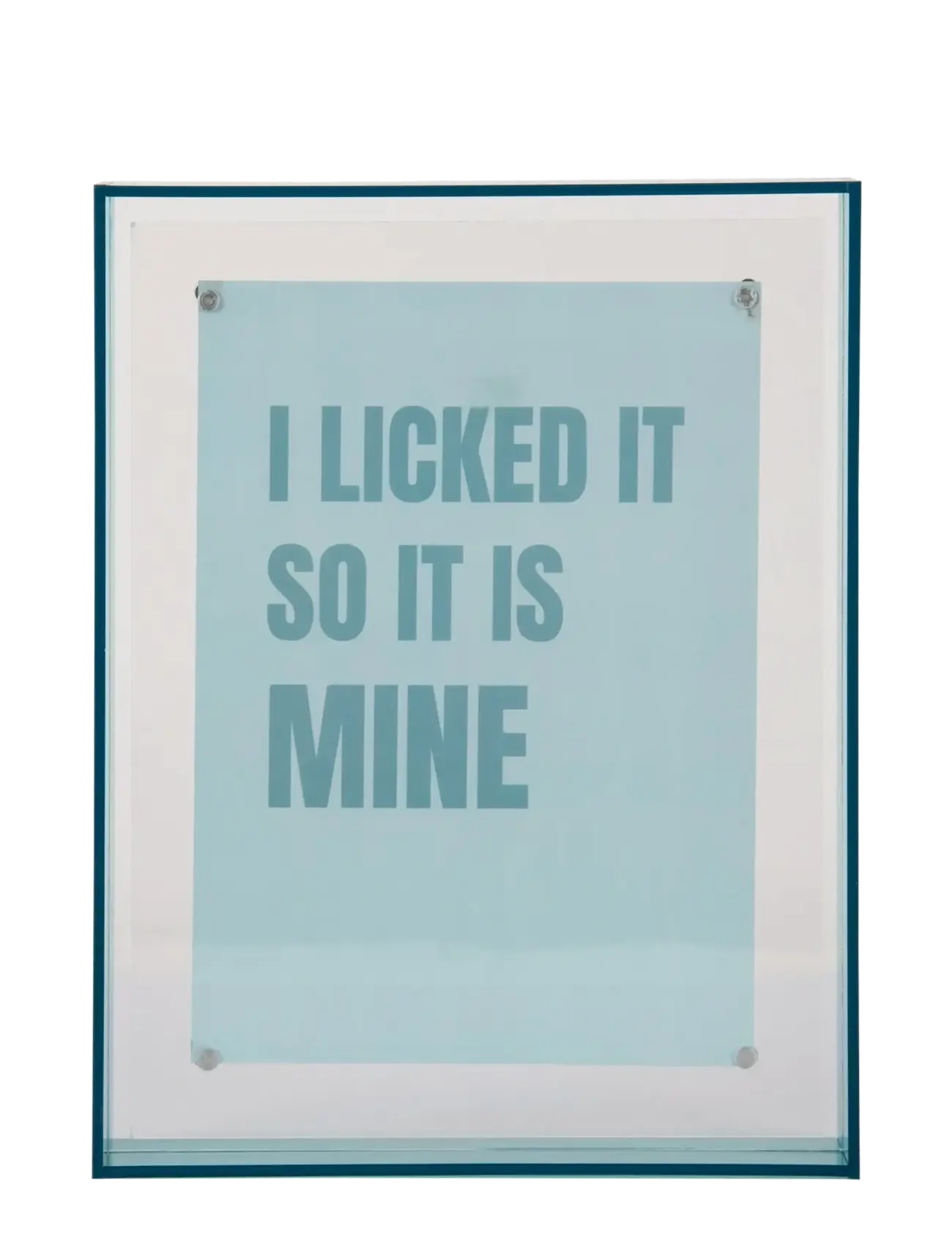 present time - Photo Frame Gayo Large Acrylic - billedrammer - turquoise blue - 2